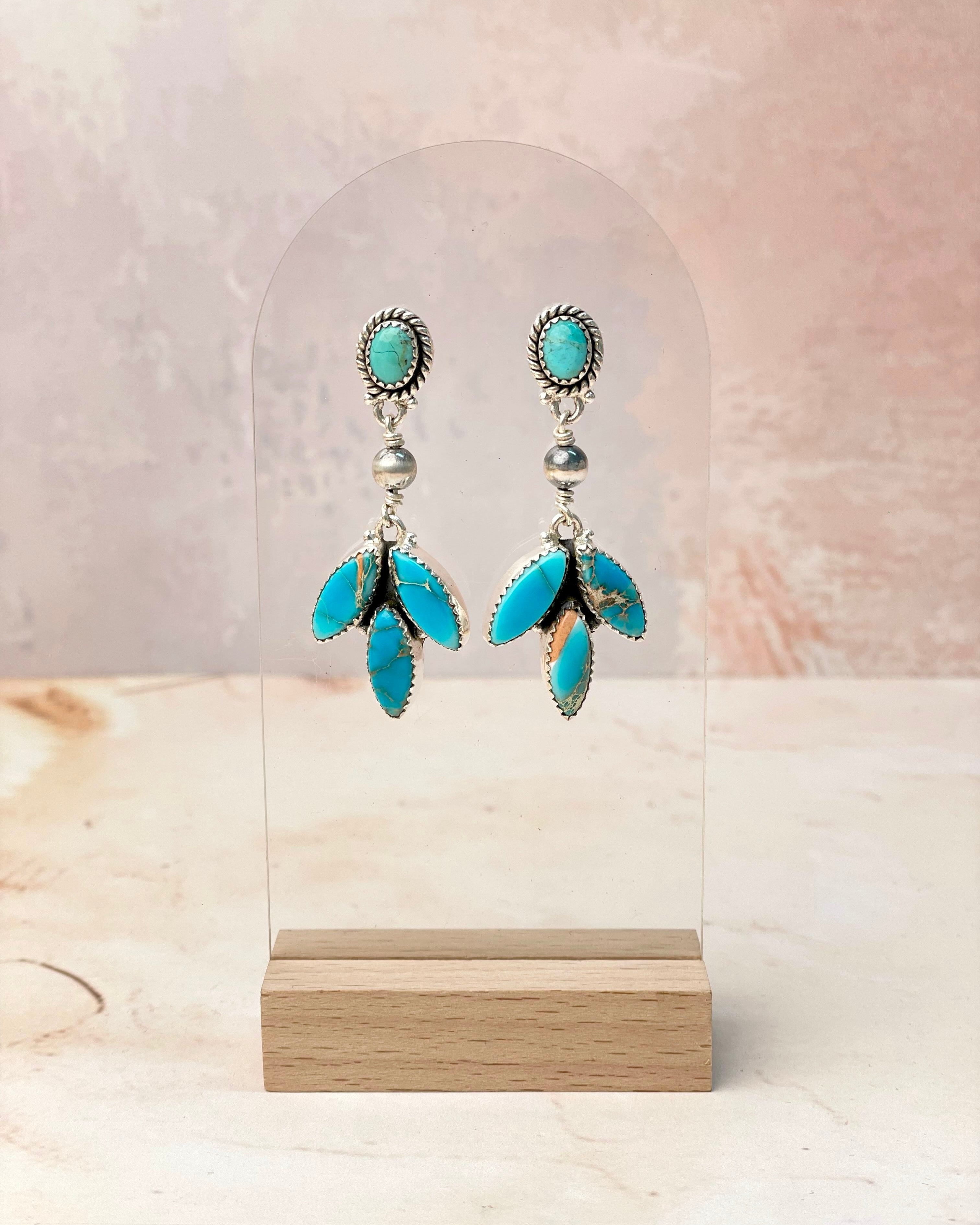 Desert Pearls and Petals Earrings-Earrings-Krush Kandy, Women's Online Fashion Boutique Located in Phoenix, Arizona (Scottsdale Area)