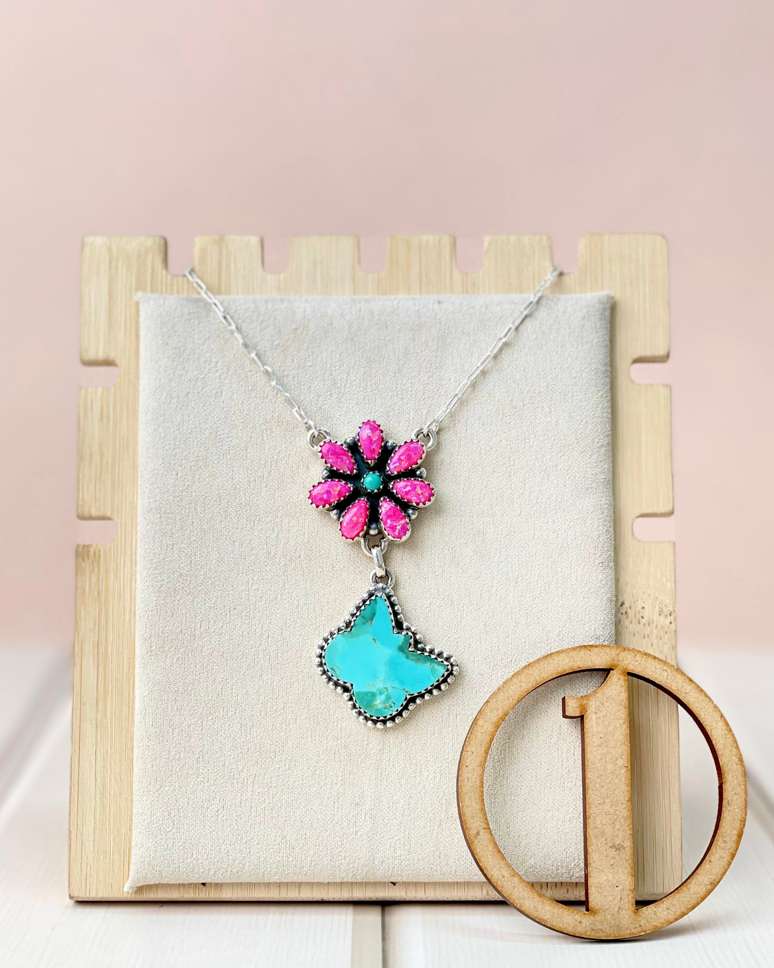 Butterfly in the Bloom Chain Pendants-Pendant Necklaces-Krush Kandy, Women's Online Fashion Boutique Located in Phoenix, Arizona (Scottsdale Area)