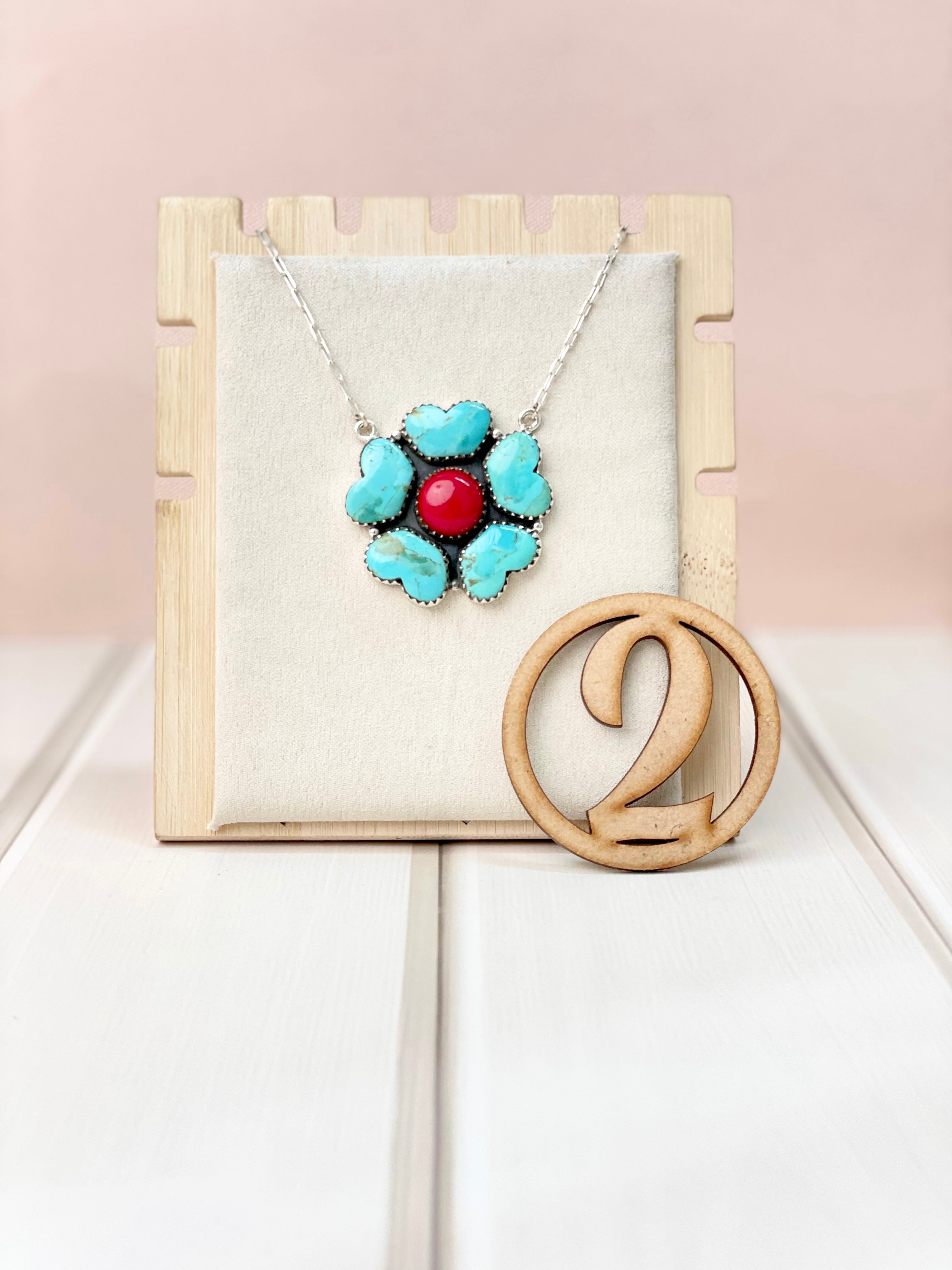 Rosarita Daisy Chain Pendants-Necklaces-Krush Kandy, Women's Online Fashion Boutique Located in Phoenix, Arizona (Scottsdale Area)
