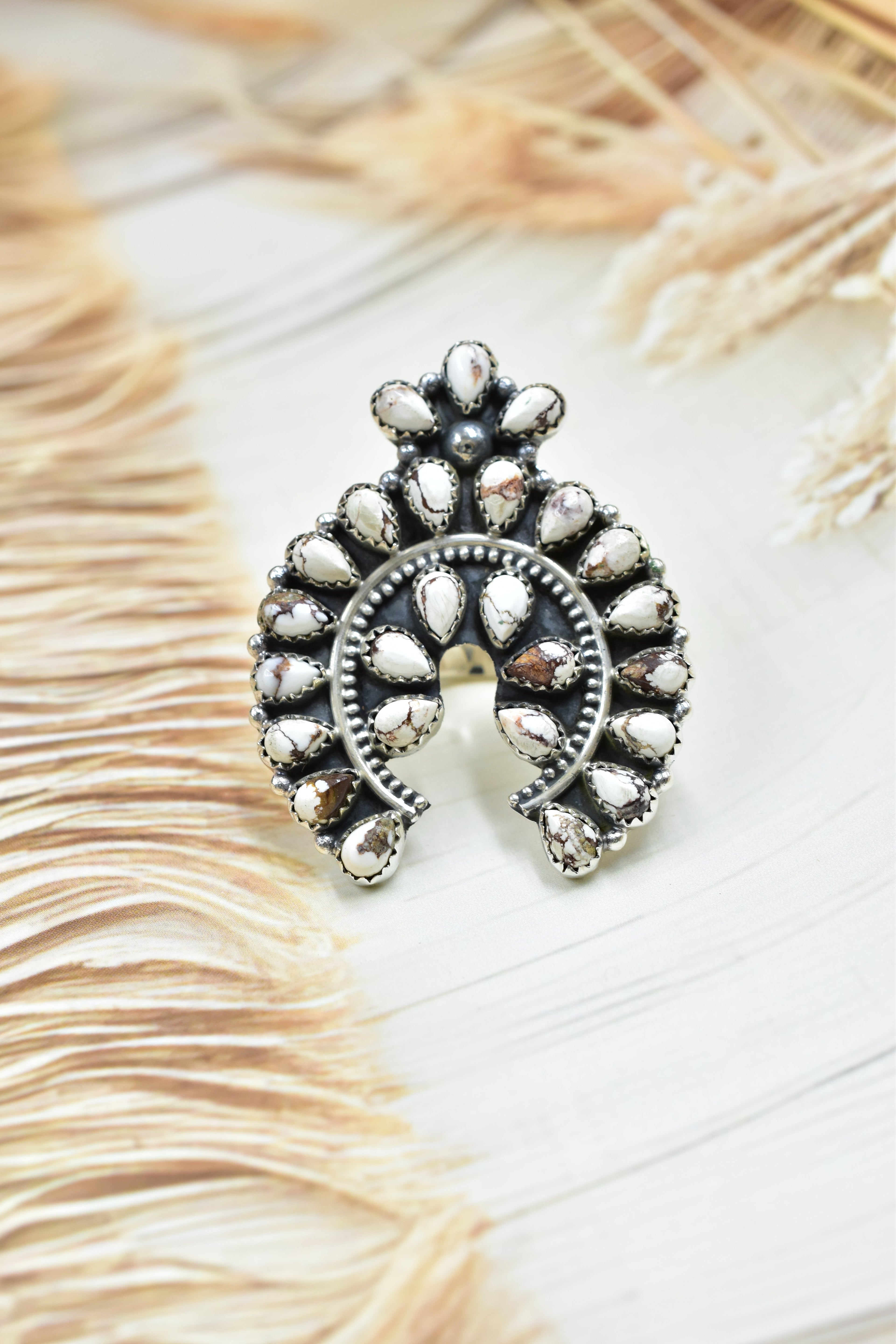 Crowned Concho Rings-Rings-Krush Kandy, Women's Online Fashion Boutique Located in Phoenix, Arizona (Scottsdale Area)
