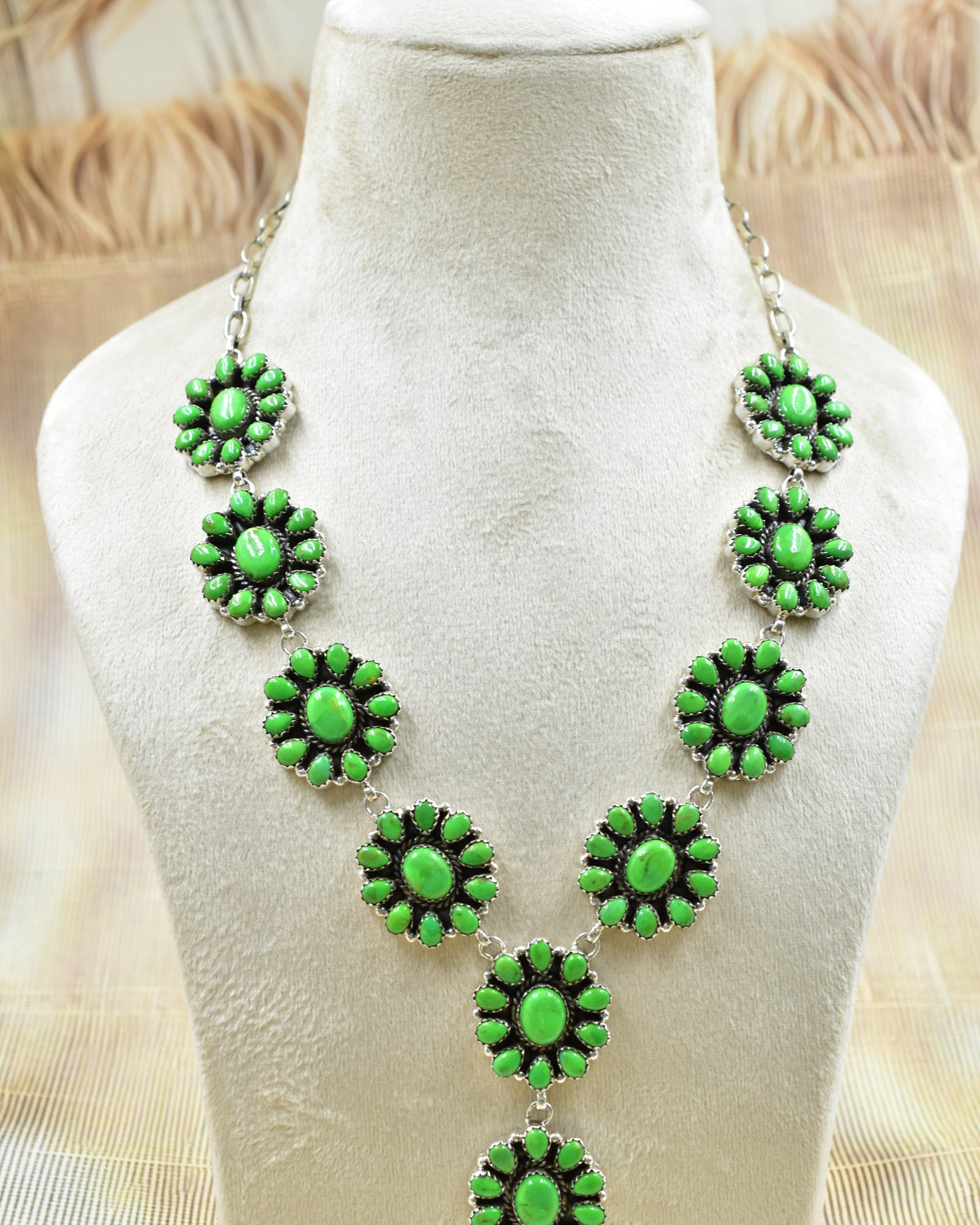 Flower Power Stone Cluster Necklaces-Necklaces-Krush Kandy, Women's Online Fashion Boutique Located in Phoenix, Arizona (Scottsdale Area)