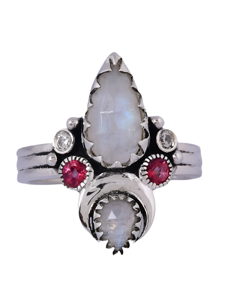 Moonlight Bliss Stone Ring-Rings-Krush Kandy, Women's Online Fashion Boutique Located in Phoenix, Arizona (Scottsdale Area)
