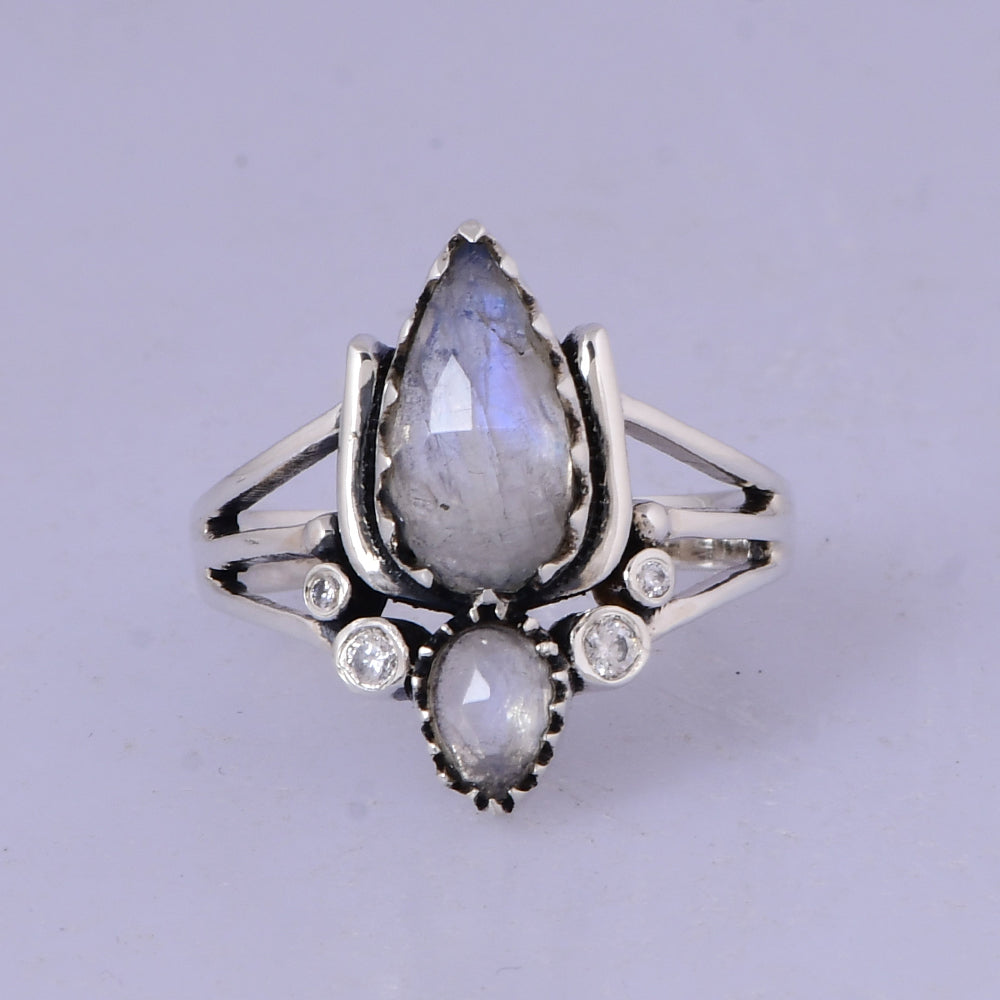 Delicate Krush Stone Ring-Rings-Krush Kandy, Women's Online Fashion Boutique Located in Phoenix, Arizona (Scottsdale Area)