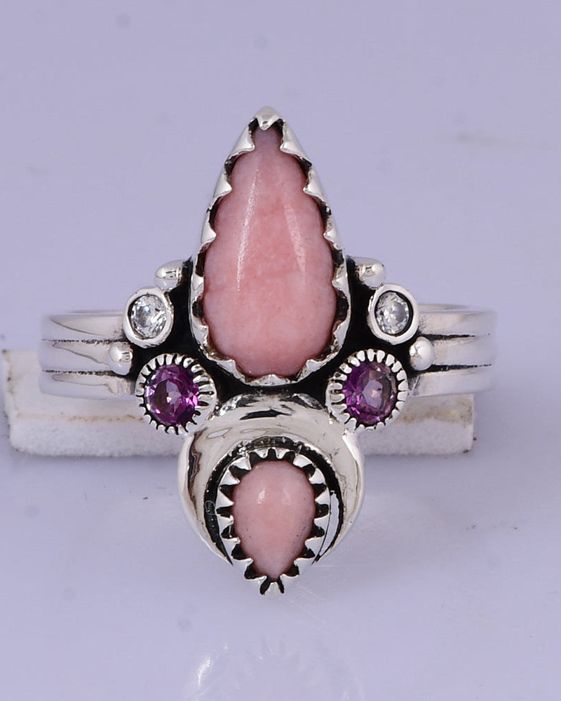 Moonlight Bliss Stone Ring-Rings-Krush Kandy, Women's Online Fashion Boutique Located in Phoenix, Arizona (Scottsdale Area)