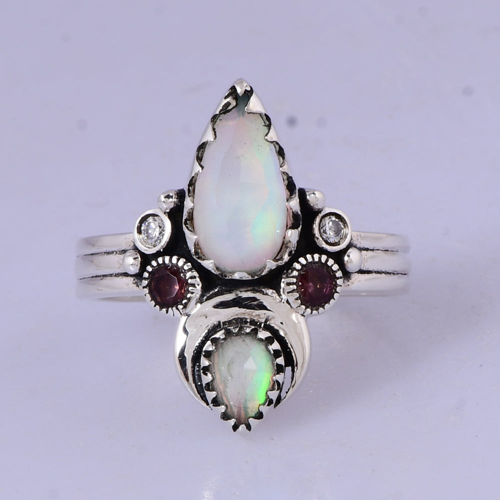 Moonlight Bliss Stone Ring-Rings-Krush Kandy, Women's Online Fashion Boutique Located in Phoenix, Arizona (Scottsdale Area)