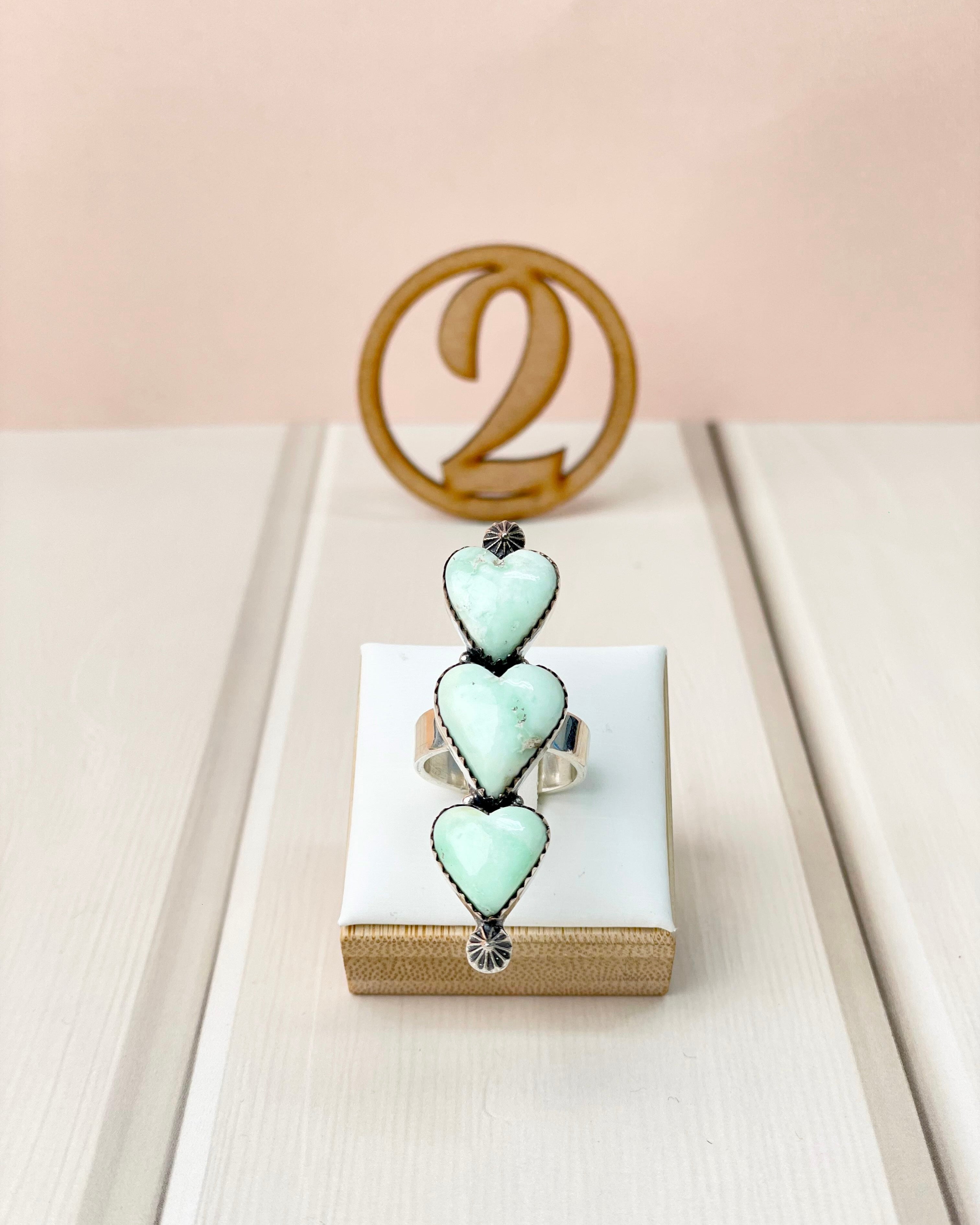 Paloma 3 Stone Crawler Rings-Rings-Krush Kandy, Women's Online Fashion Boutique Located in Phoenix, Arizona (Scottsdale Area)