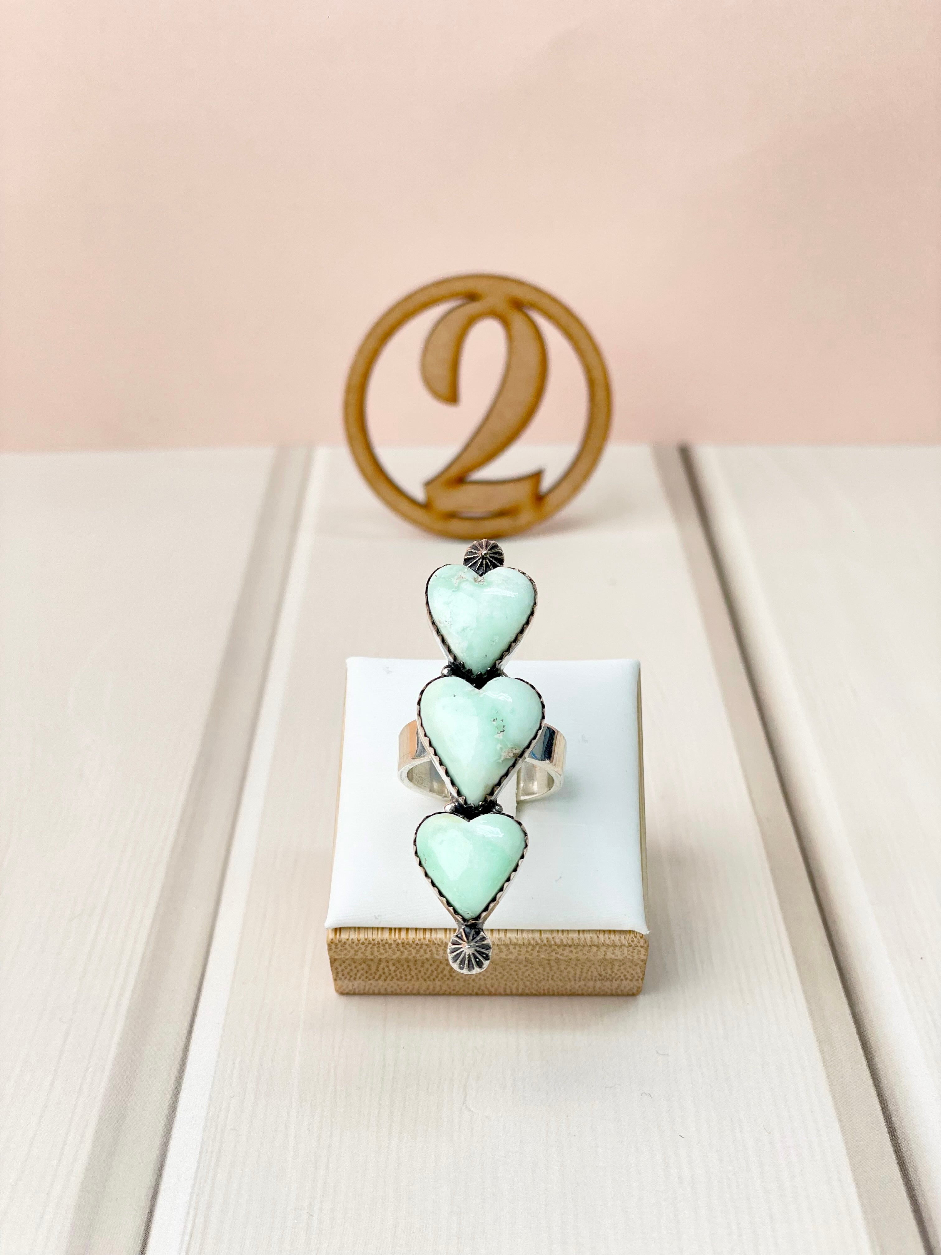 Paloma 3 Stone Crawler Rings-Rings-Krush Kandy, Women's Online Fashion Boutique Located in Phoenix, Arizona (Scottsdale Area)