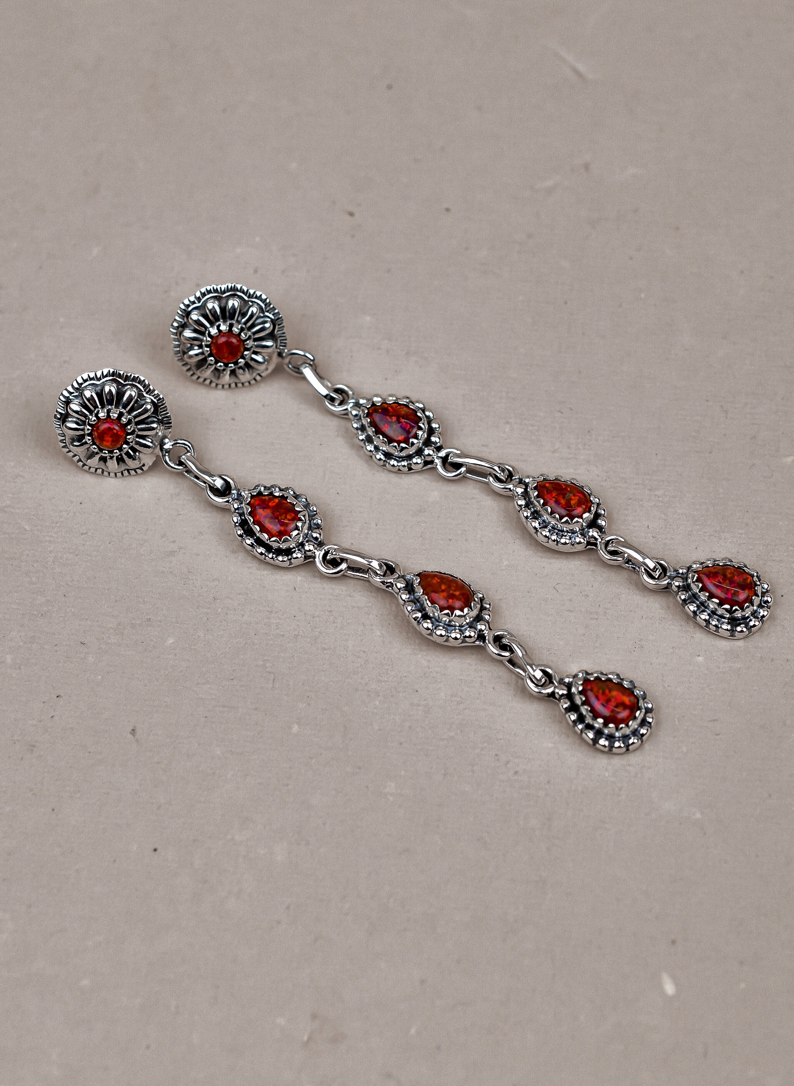 Sterling Silver Tear Drop Earrings-Drop Earrings-Krush Kandy, Women's Online Fashion Boutique Located in Phoenix, Arizona (Scottsdale Area)