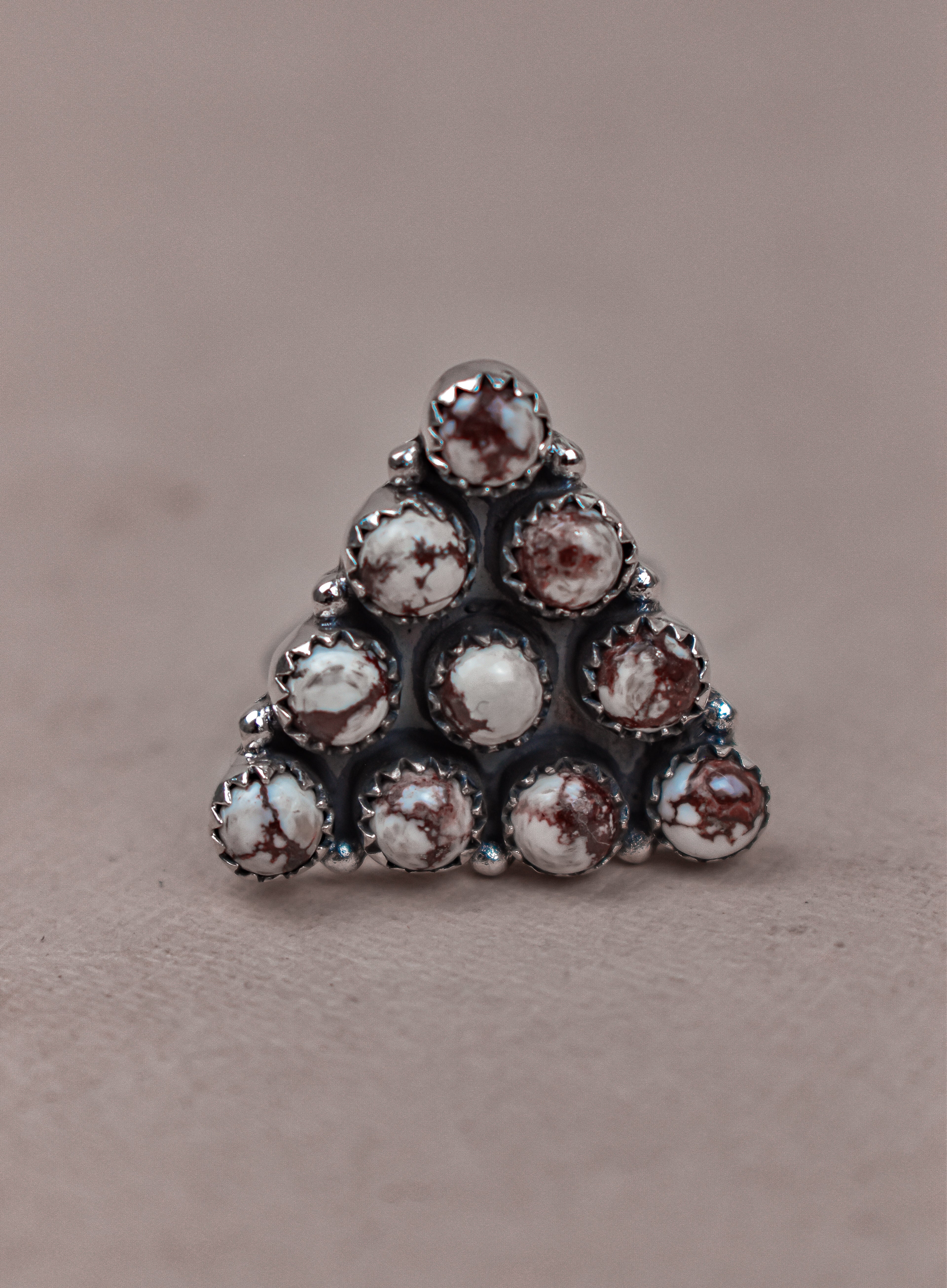 Pyramid Prism Gemstone Ring-Cluster Rings-Krush Kandy, Women's Online Fashion Boutique Located in Phoenix, Arizona (Scottsdale Area)