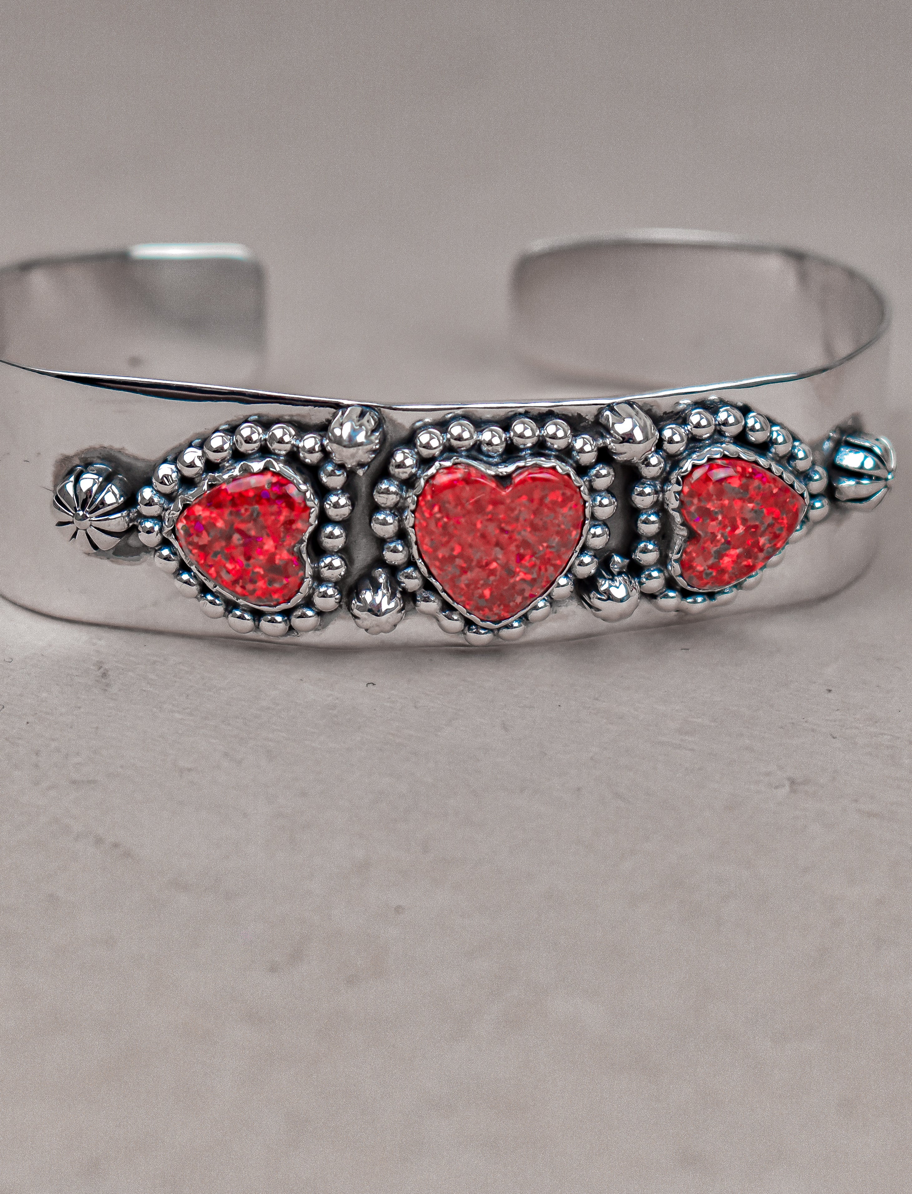 Heartfelt Trio Cuff Bracelet-Cuffs-Krush Kandy, Women's Online Fashion Boutique Located in Phoenix, Arizona (Scottsdale Area)