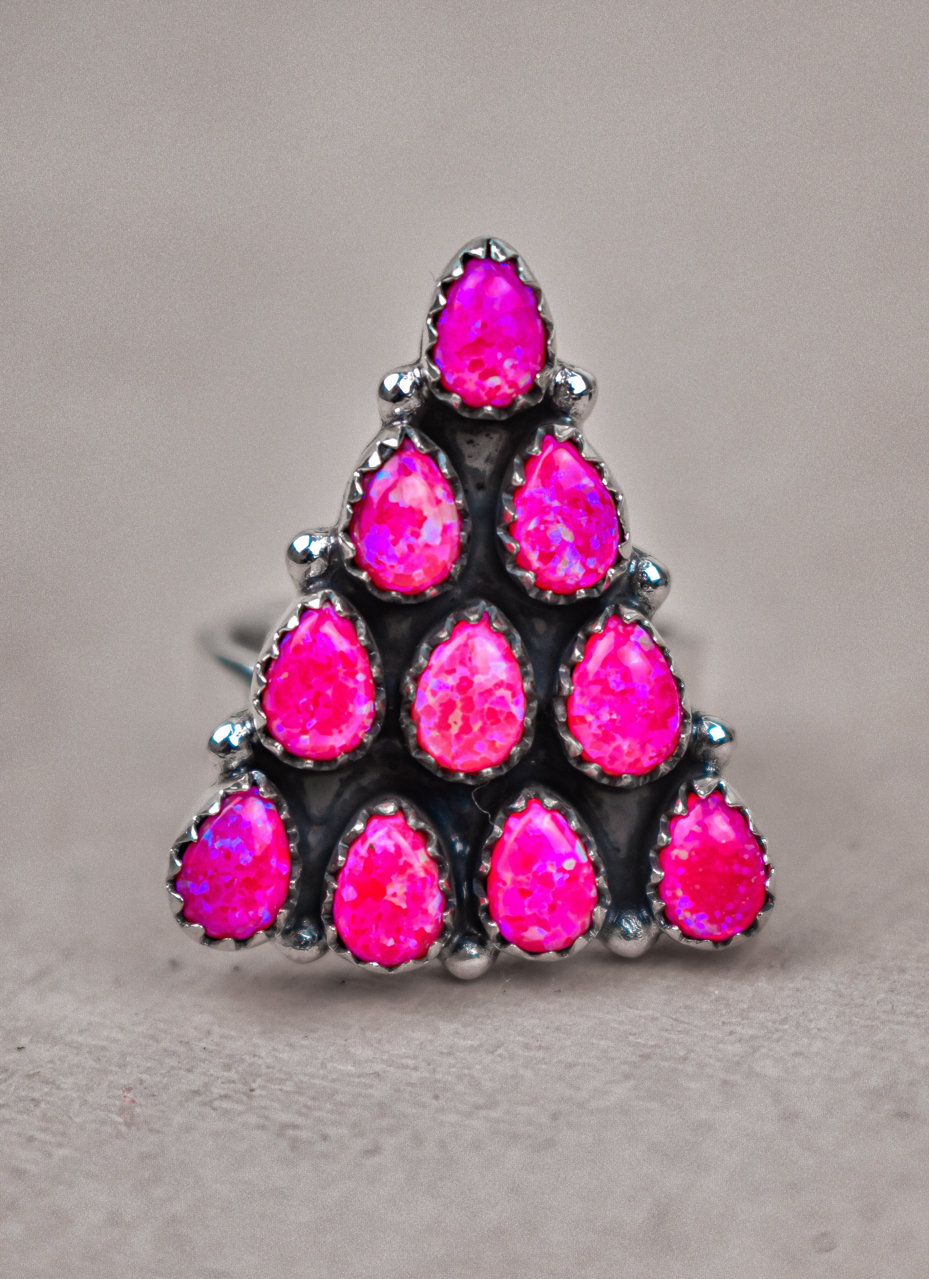 Pyramid Prism Gemstone Ring-Cluster Rings-Krush Kandy, Women's Online Fashion Boutique Located in Phoenix, Arizona (Scottsdale Area)
