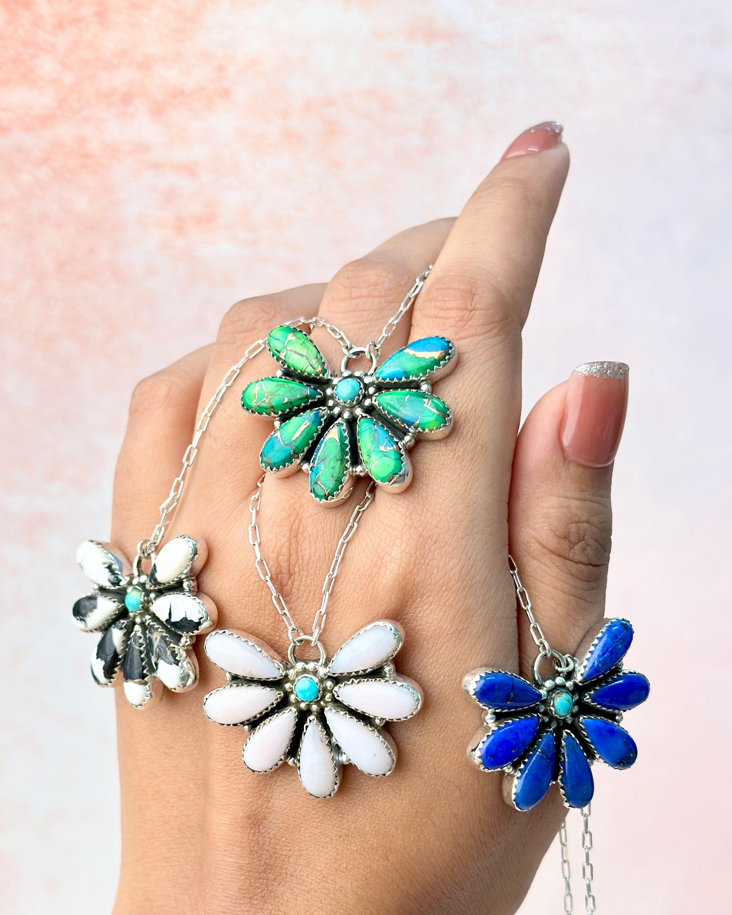 Wild Dreams Blooming Chain Pendants MADE TO ORDER-Necklaces-Krush Kandy, Women's Online Fashion Boutique Located in Phoenix, Arizona (Scottsdale Area)