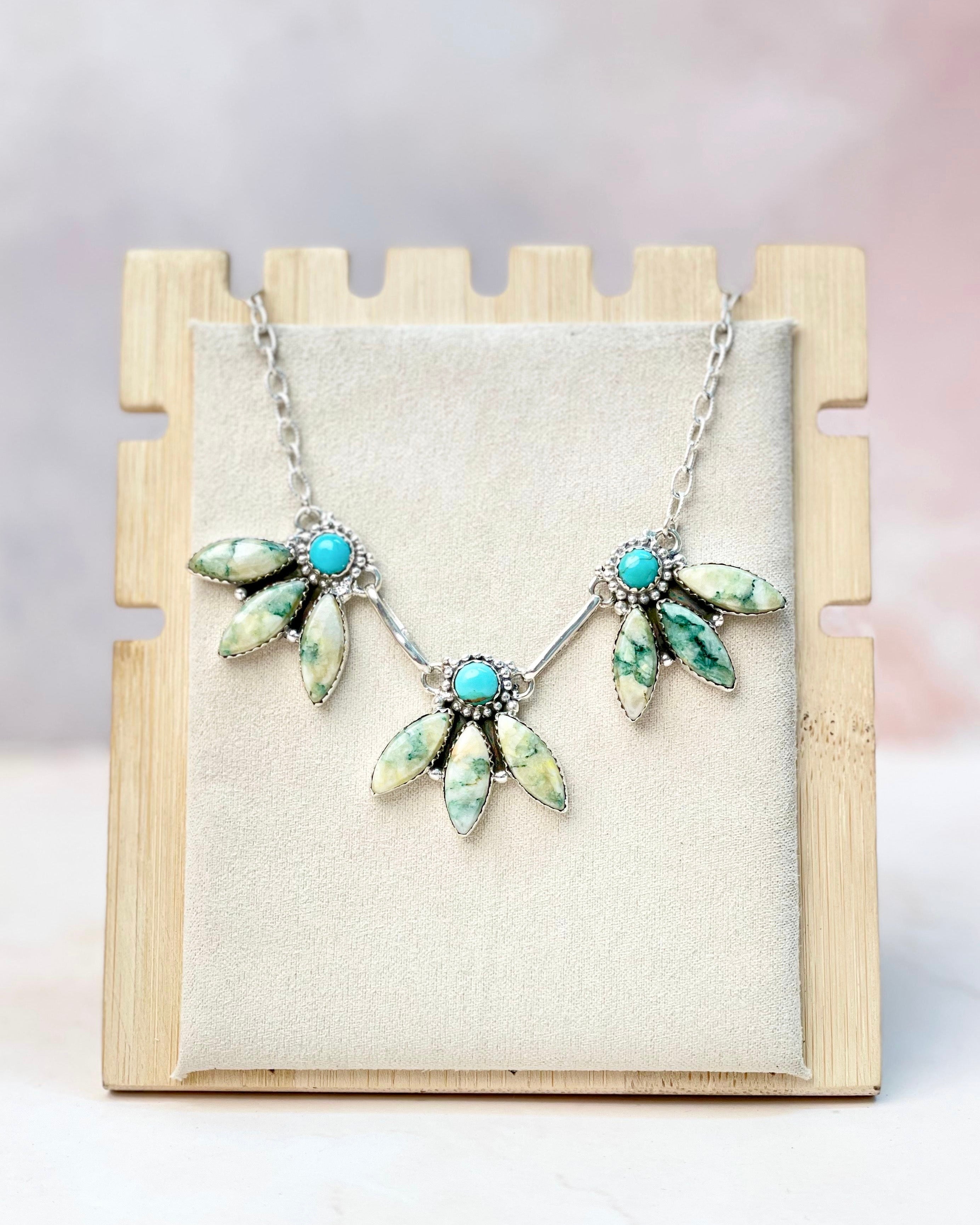Desert Daisy Petals Necklace-Necklaces-Krush Kandy, Women's Online Fashion Boutique Located in Phoenix, Arizona (Scottsdale Area)