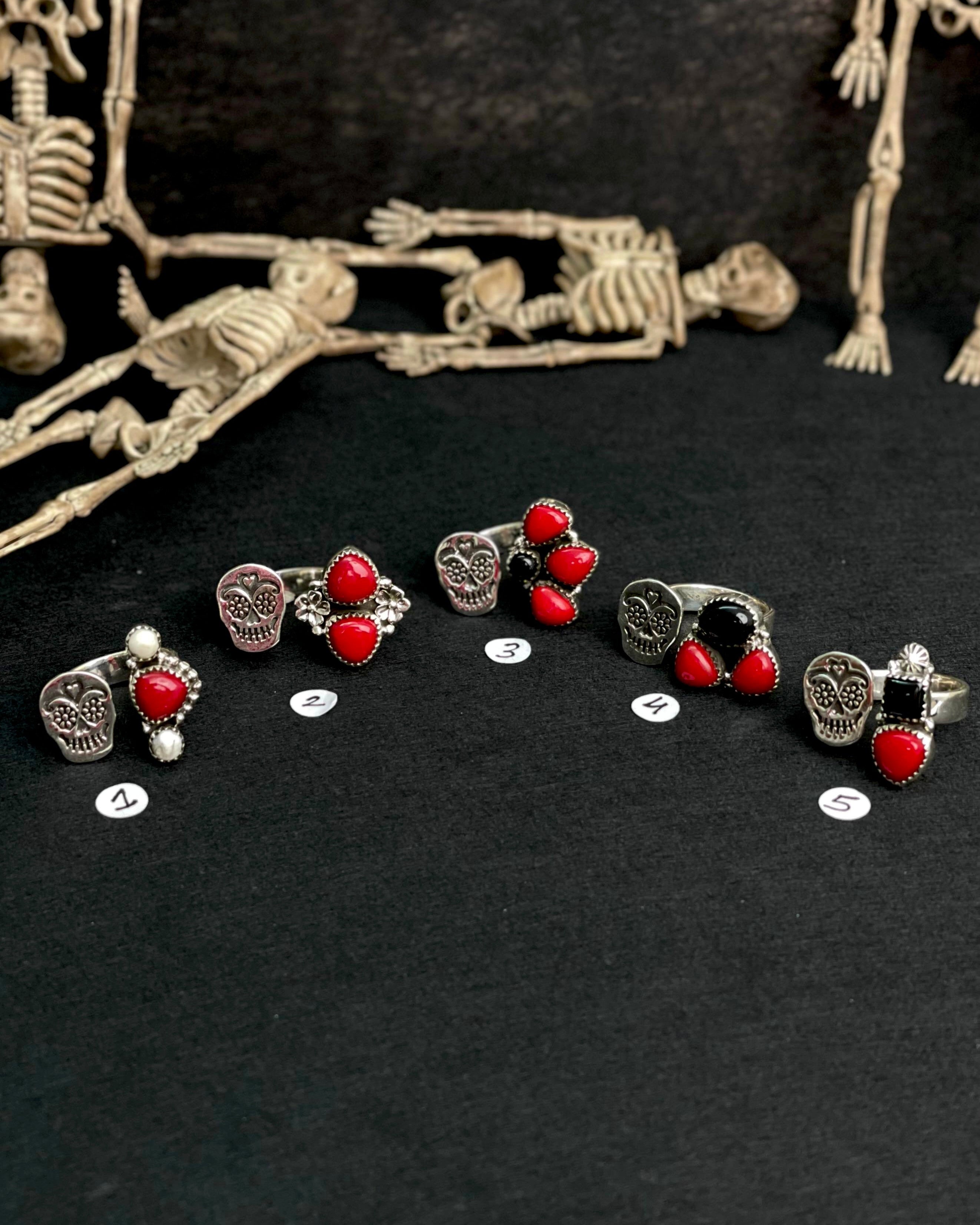 Halloween Rings Rosarita & Black Onyx sno 14-Rings-Krush Kandy, Women's Online Fashion Boutique Located in Phoenix, Arizona (Scottsdale Area)