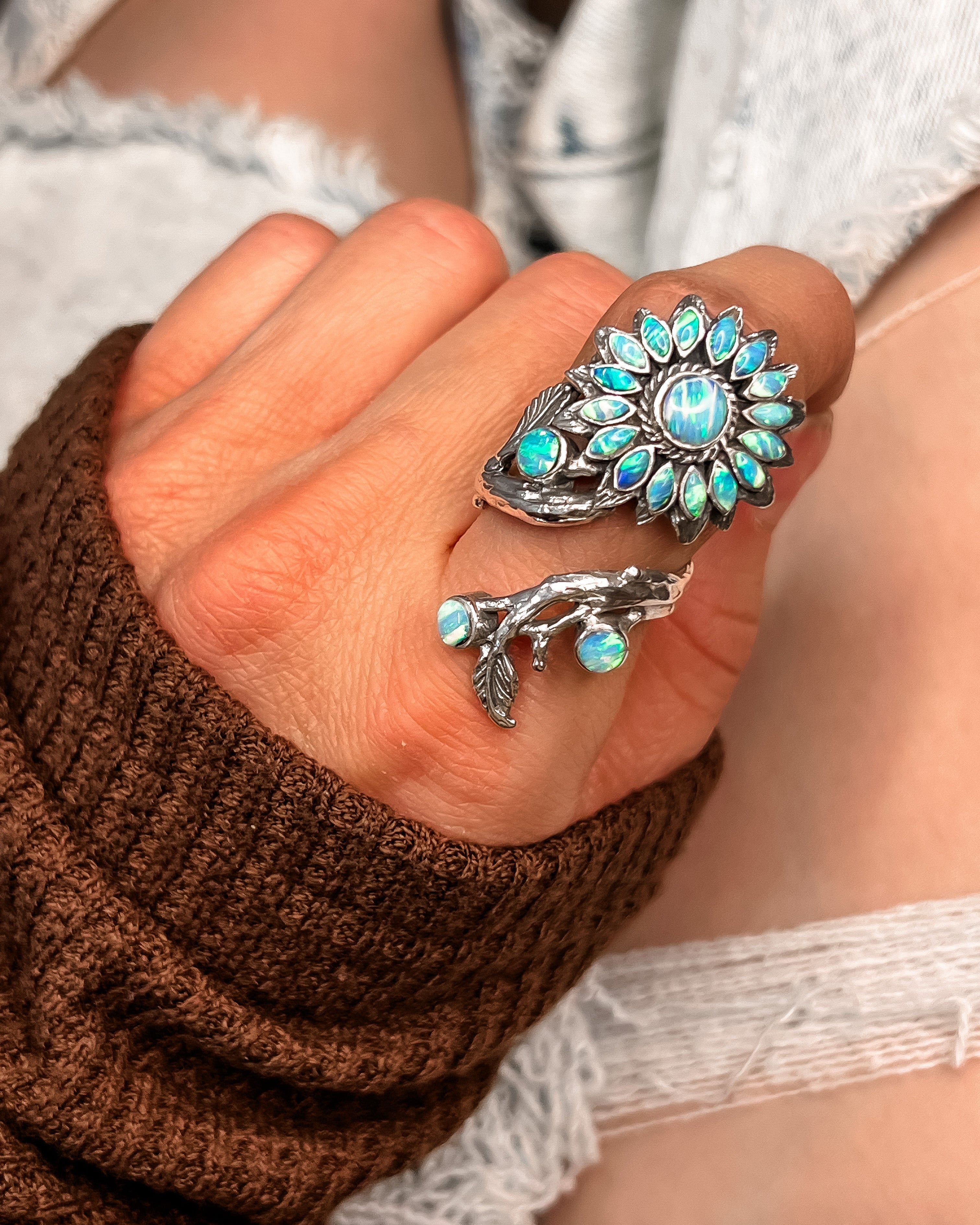 Flowers In Bloom Ring-Cluster Rings-Krush Kandy, Women's Online Fashion Boutique Located in Phoenix, Arizona (Scottsdale Area)