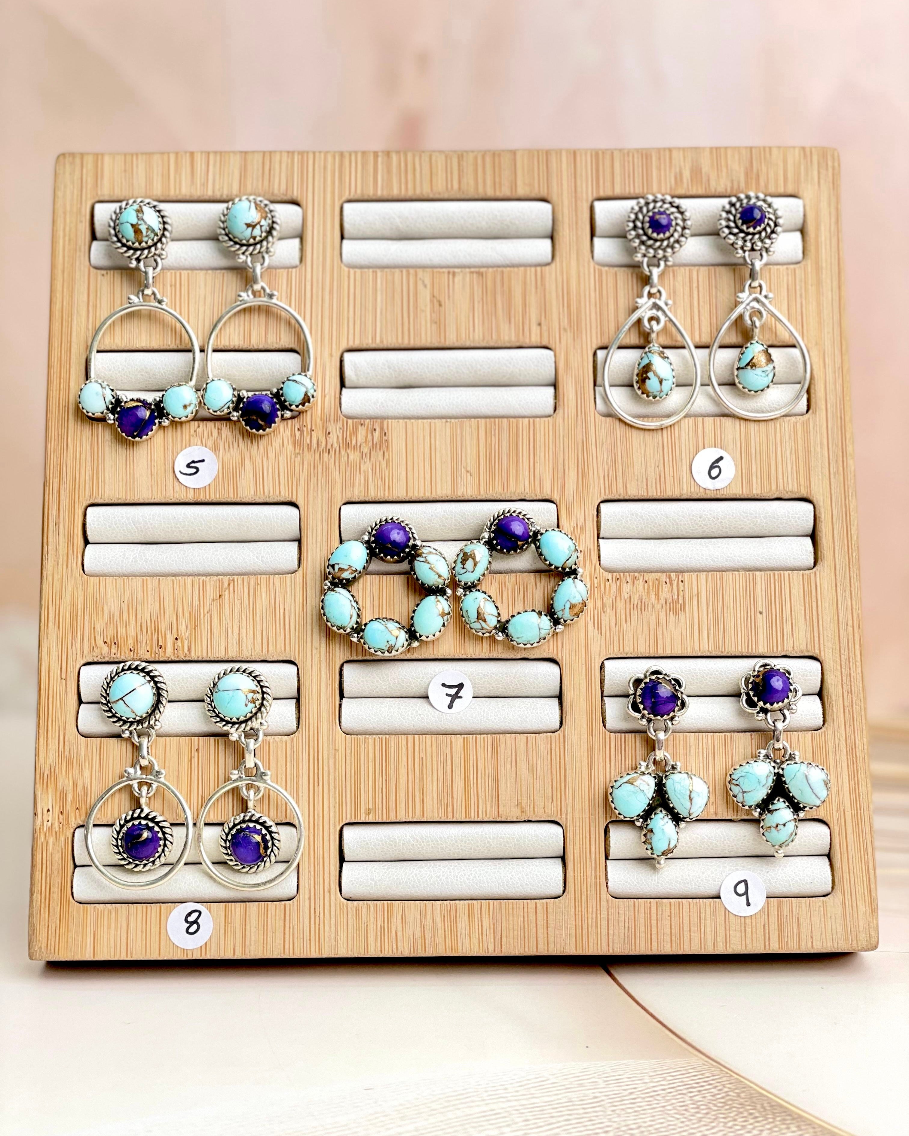 Perfect Touch Berry Dahlia Earrings-Earrings-Krush Kandy, Women's Online Fashion Boutique Located in Phoenix, Arizona (Scottsdale Area)