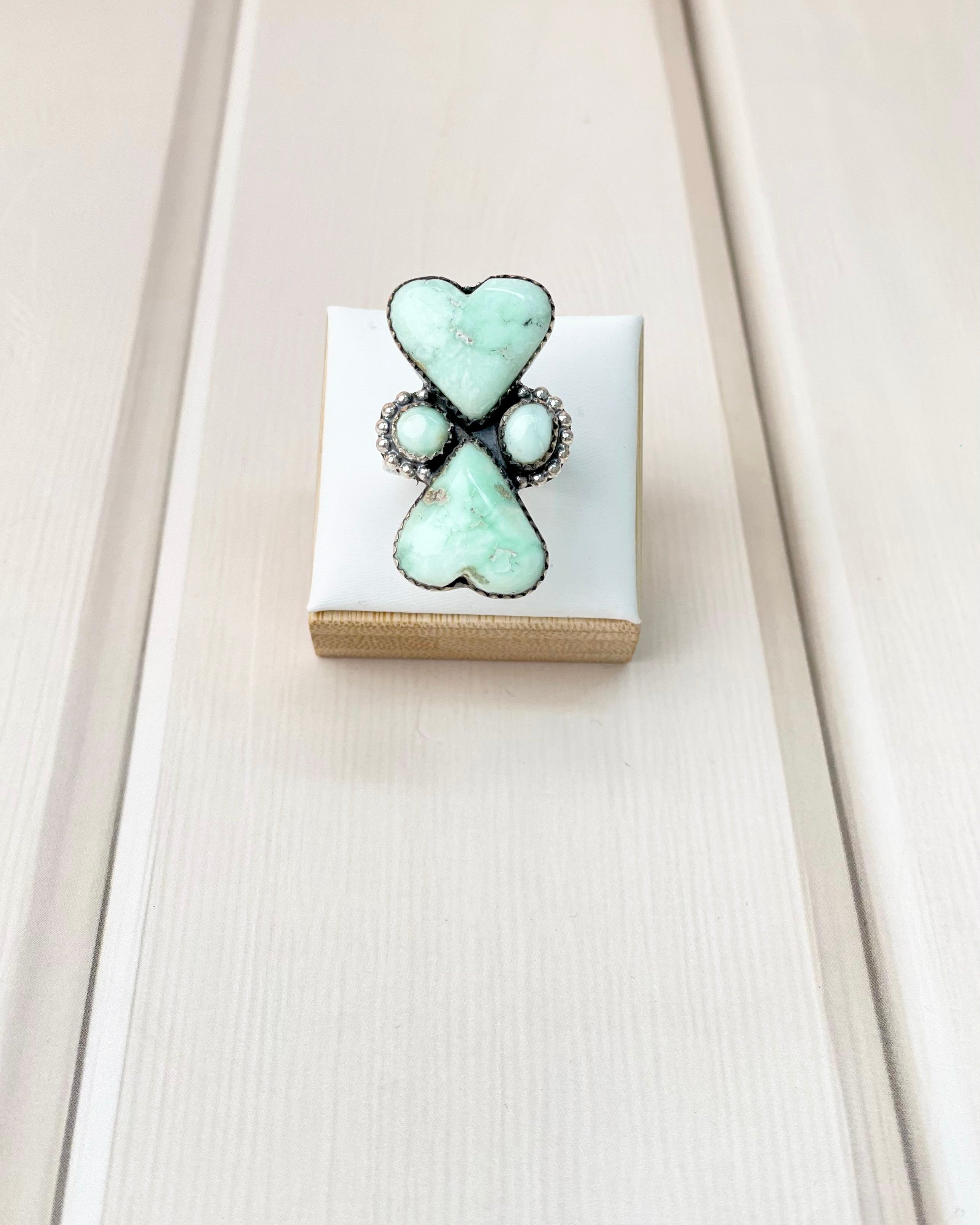 Paloma Heart Cluster Rings-Rings-Krush Kandy, Women's Online Fashion Boutique Located in Phoenix, Arizona (Scottsdale Area)