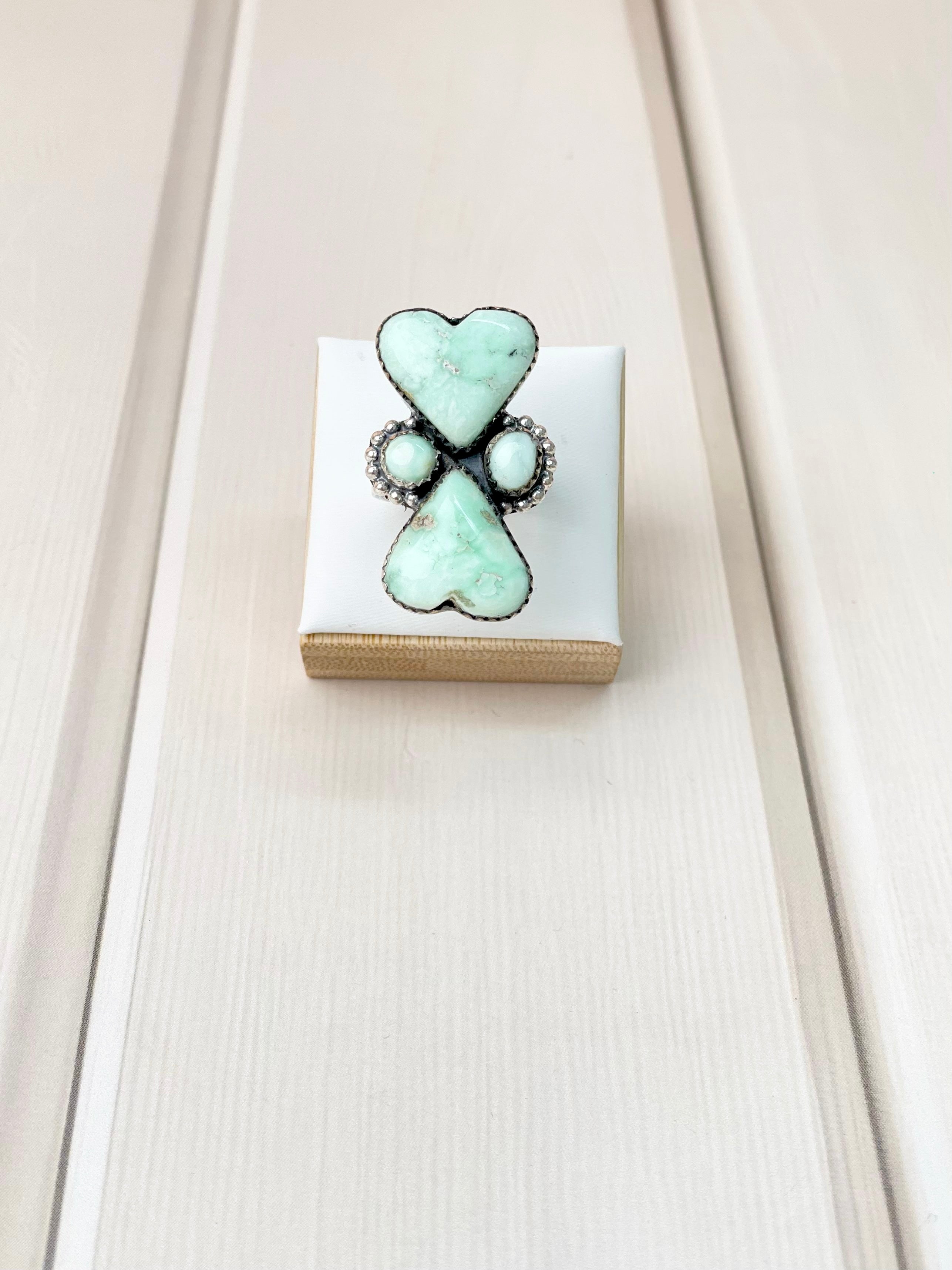 Paloma Heart Cluster Rings-Rings-Krush Kandy, Women's Online Fashion Boutique Located in Phoenix, Arizona (Scottsdale Area)