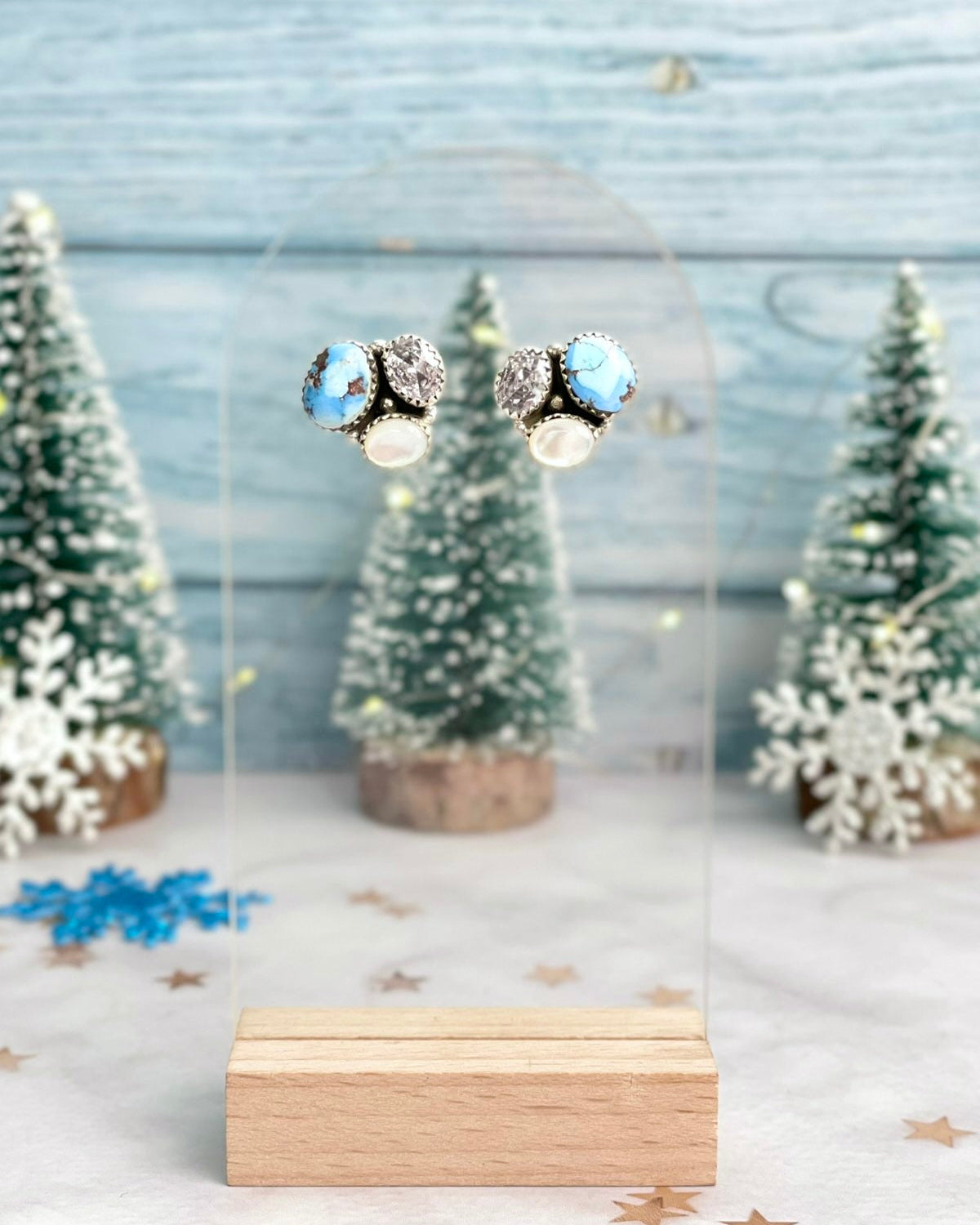 Winter Frost Dainty Studs-Earrings-Krush Kandy, Women's Online Fashion Boutique Located in Phoenix, Arizona (Scottsdale Area)