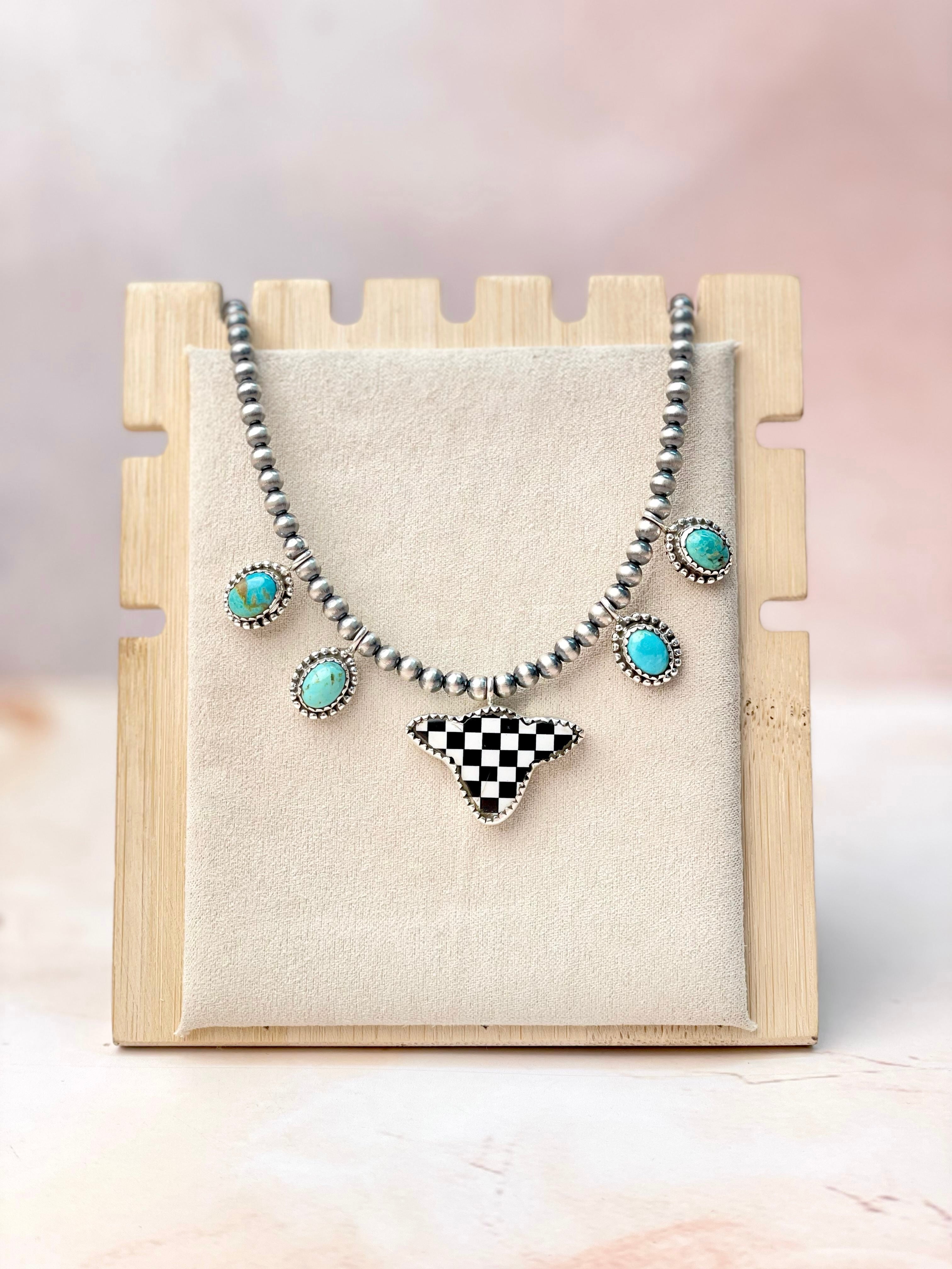 Belle Bull Desert Pearls Necklace-Necklaces-Krush Kandy, Women's Online Fashion Boutique Located in Phoenix, Arizona (Scottsdale Area)