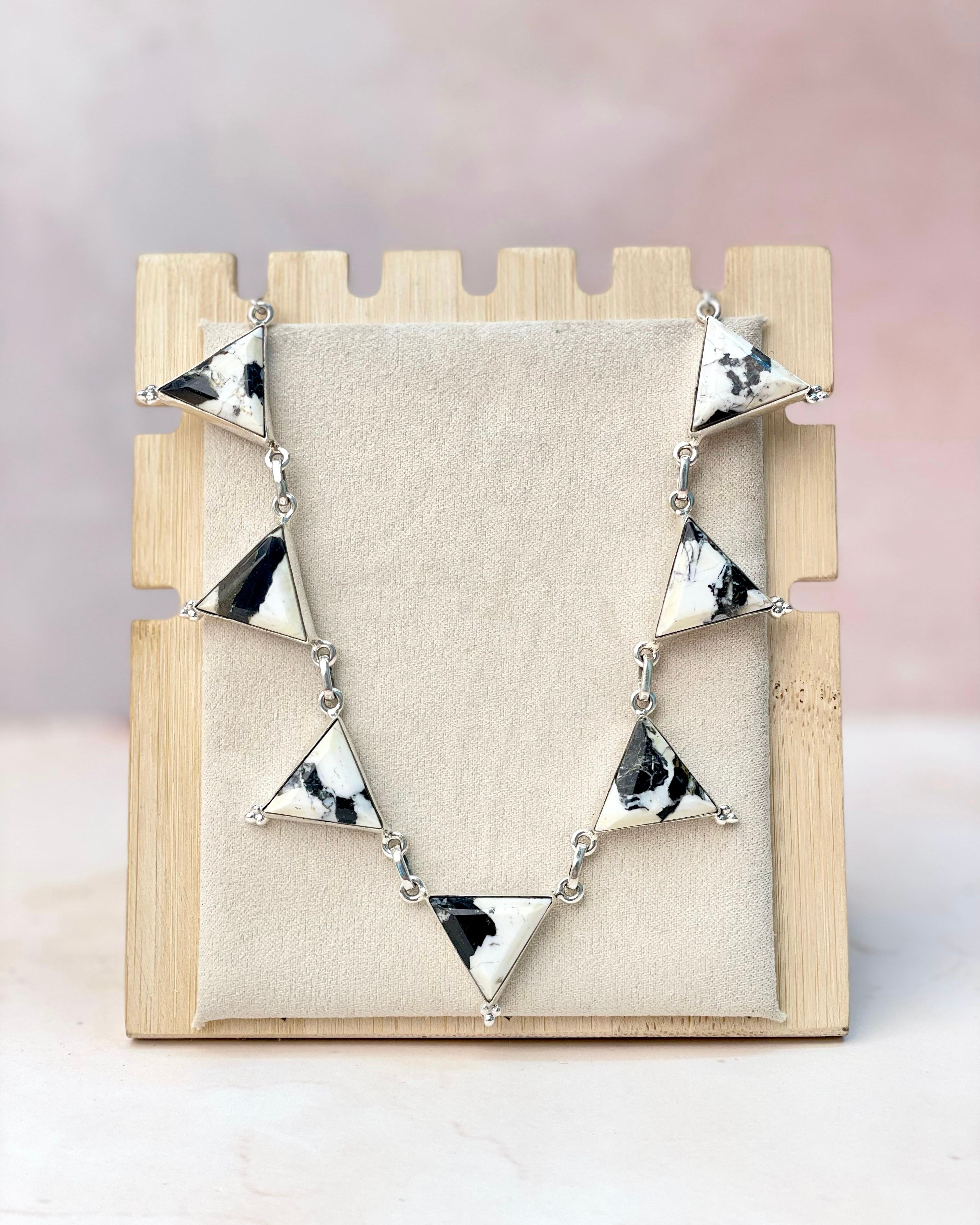 Tiffany's Triangle Necklace-Necklaces-Krush Kandy, Women's Online Fashion Boutique Located in Phoenix, Arizona (Scottsdale Area)
