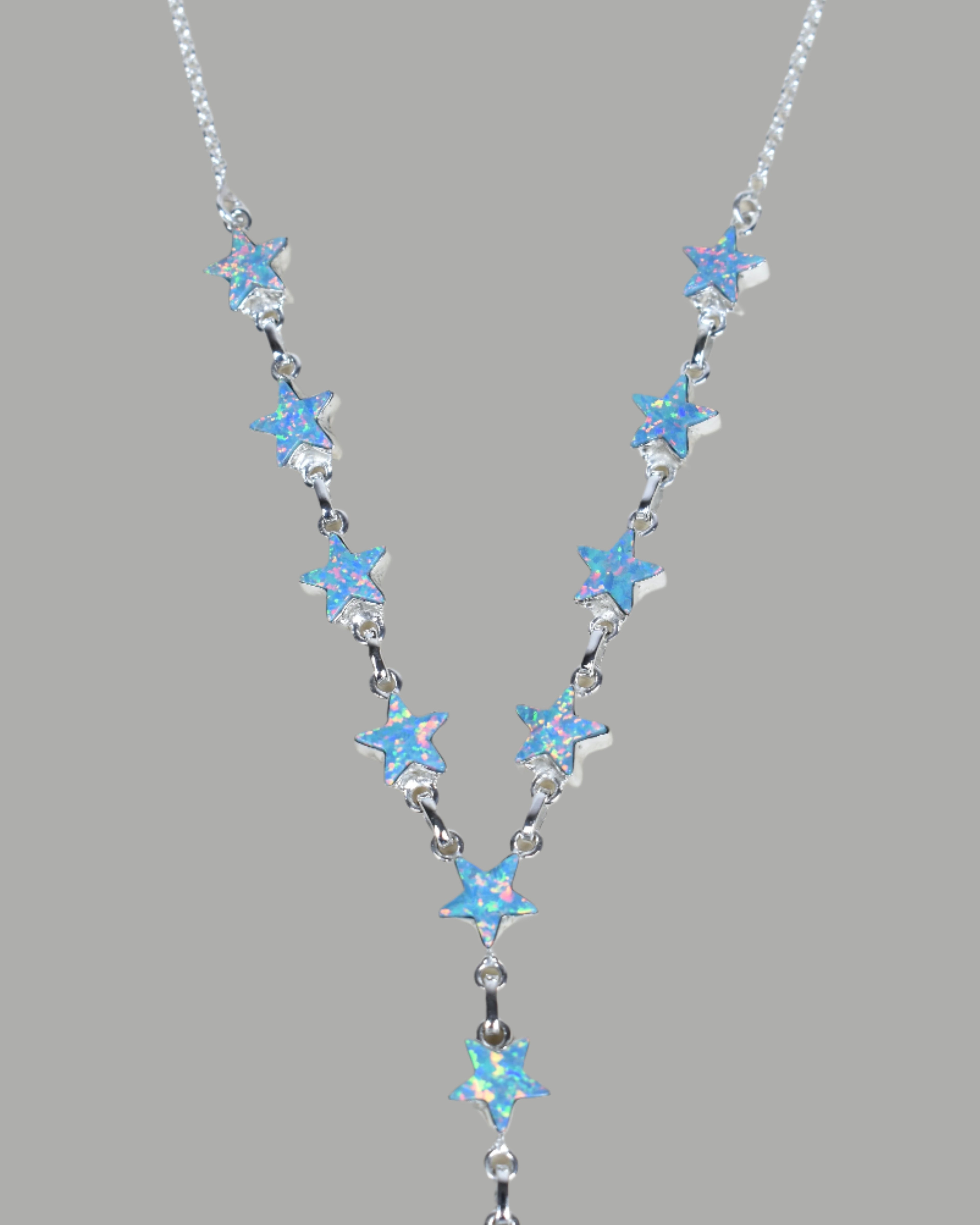 Star Studded Cast Necklace-Chain Necklaces-Krush Kandy, Women's Online Fashion Boutique Located in Phoenix, Arizona (Scottsdale Area)