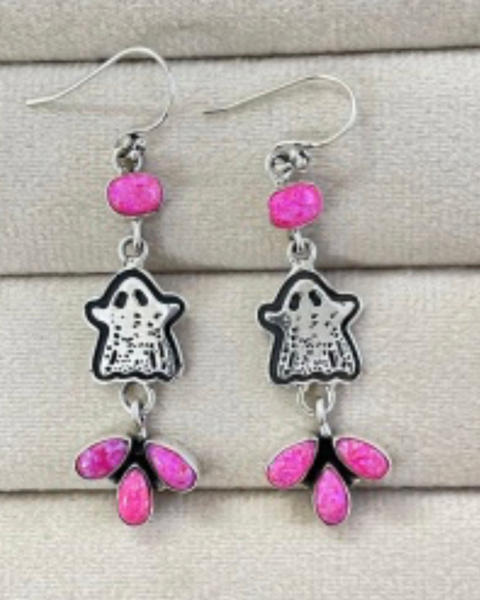 Peek-a-BOO! Stone Drop Earrings | Krush Original PRE-ORDER-Drop Earrings-Krush Kandy, Women's Online Fashion Boutique Located in Phoenix, Arizona (Scottsdale Area)