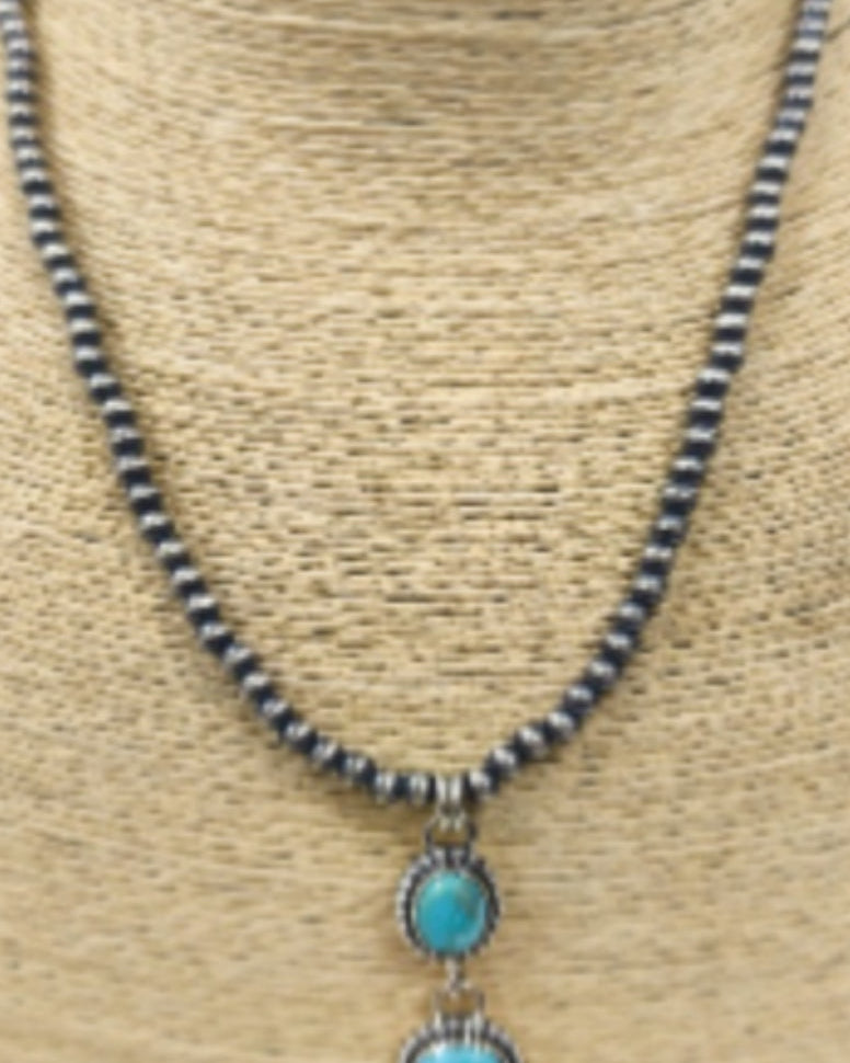 Sacred Sky Drop Dester Pearl Sterling Silver Necklace-Necklaces-Krush Kandy, Women's Online Fashion Boutique Located in Phoenix, Arizona (Scottsdale Area)