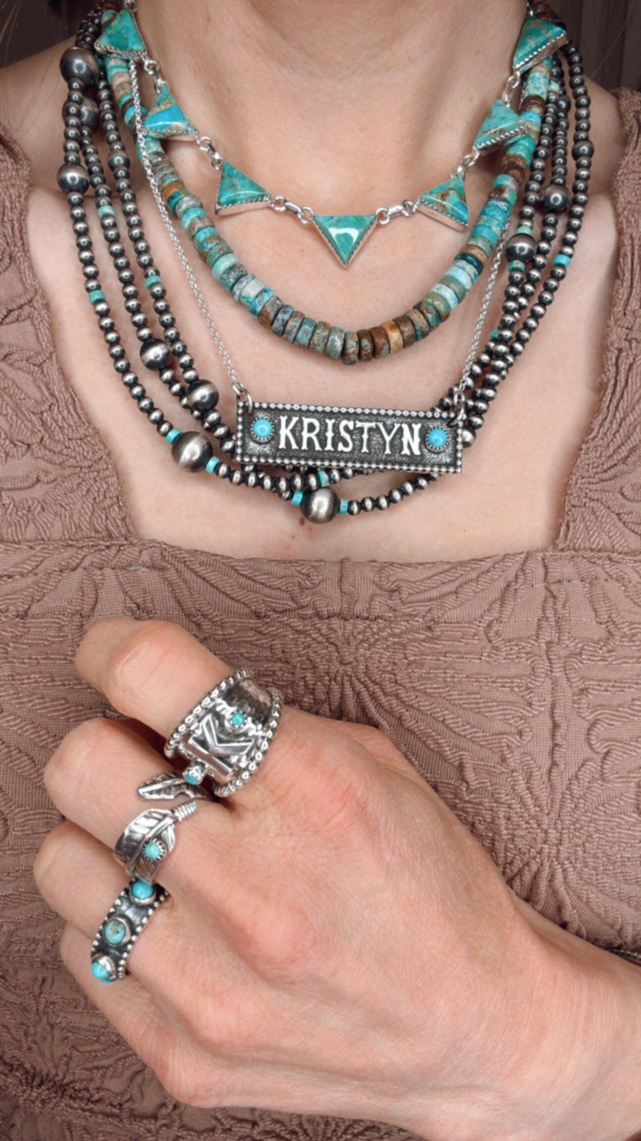 Silver Script Sterling Name Necklace MADE TO ORDER-Necklaces-Krush Kandy, Women's Online Fashion Boutique Located in Phoenix, Arizona (Scottsdale Area)