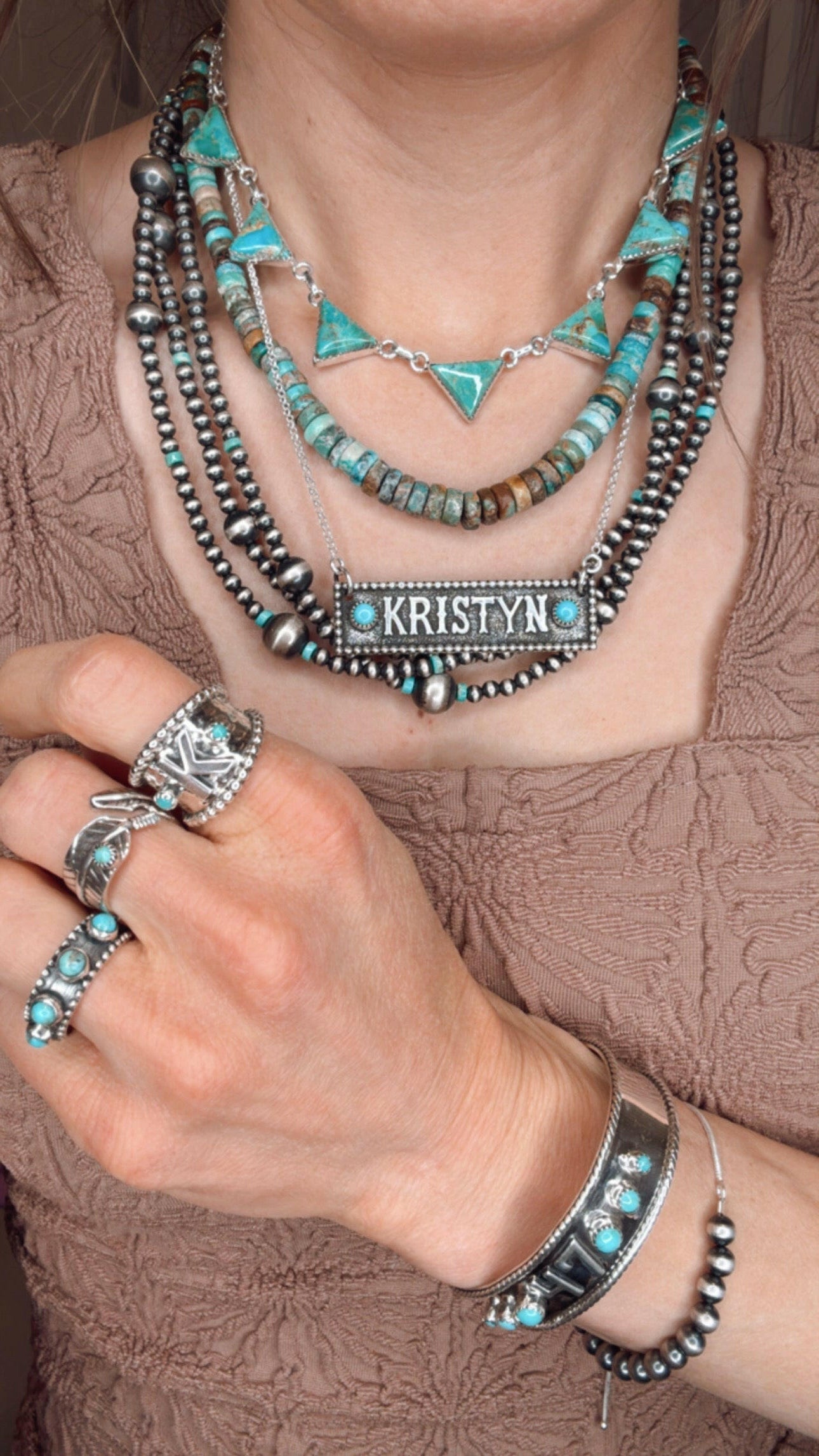 Silver Script Sterling Name Necklace MADE TO ORDER-Necklaces-Krush Kandy, Women's Online Fashion Boutique Located in Phoenix, Arizona (Scottsdale Area)