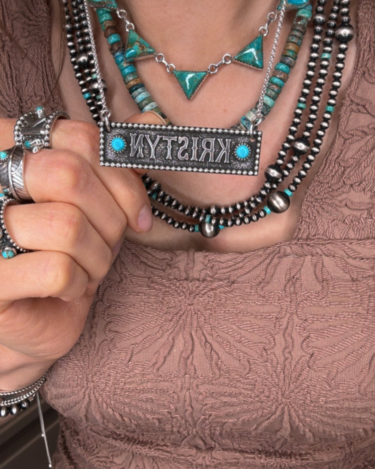 Silver Script Sterling Name Necklace MADE TO ORDER-Necklaces-Krush Kandy, Women's Online Fashion Boutique Located in Phoenix, Arizona (Scottsdale Area)