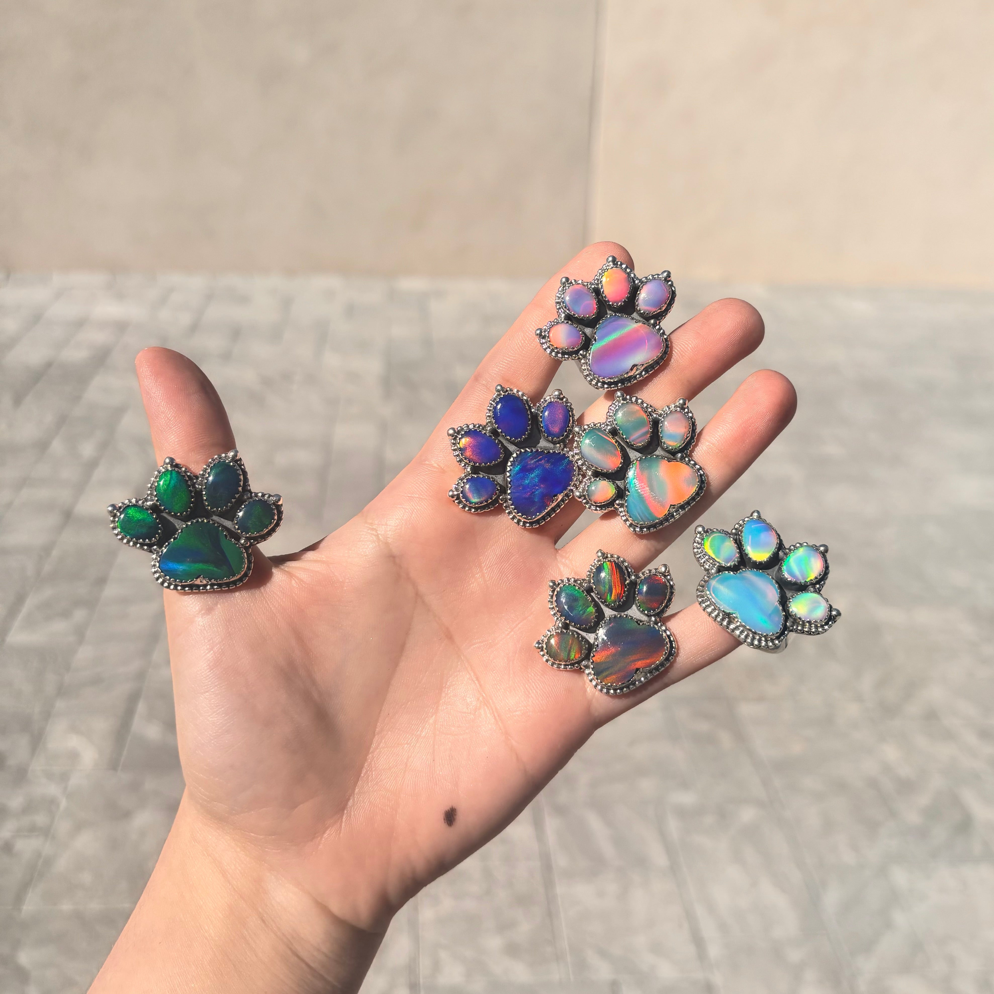 True Dog Paw Ring | Krush Original-Cluster Rings-Krush Kandy, Women's Online Fashion Boutique Located in Phoenix, Arizona (Scottsdale Area)
