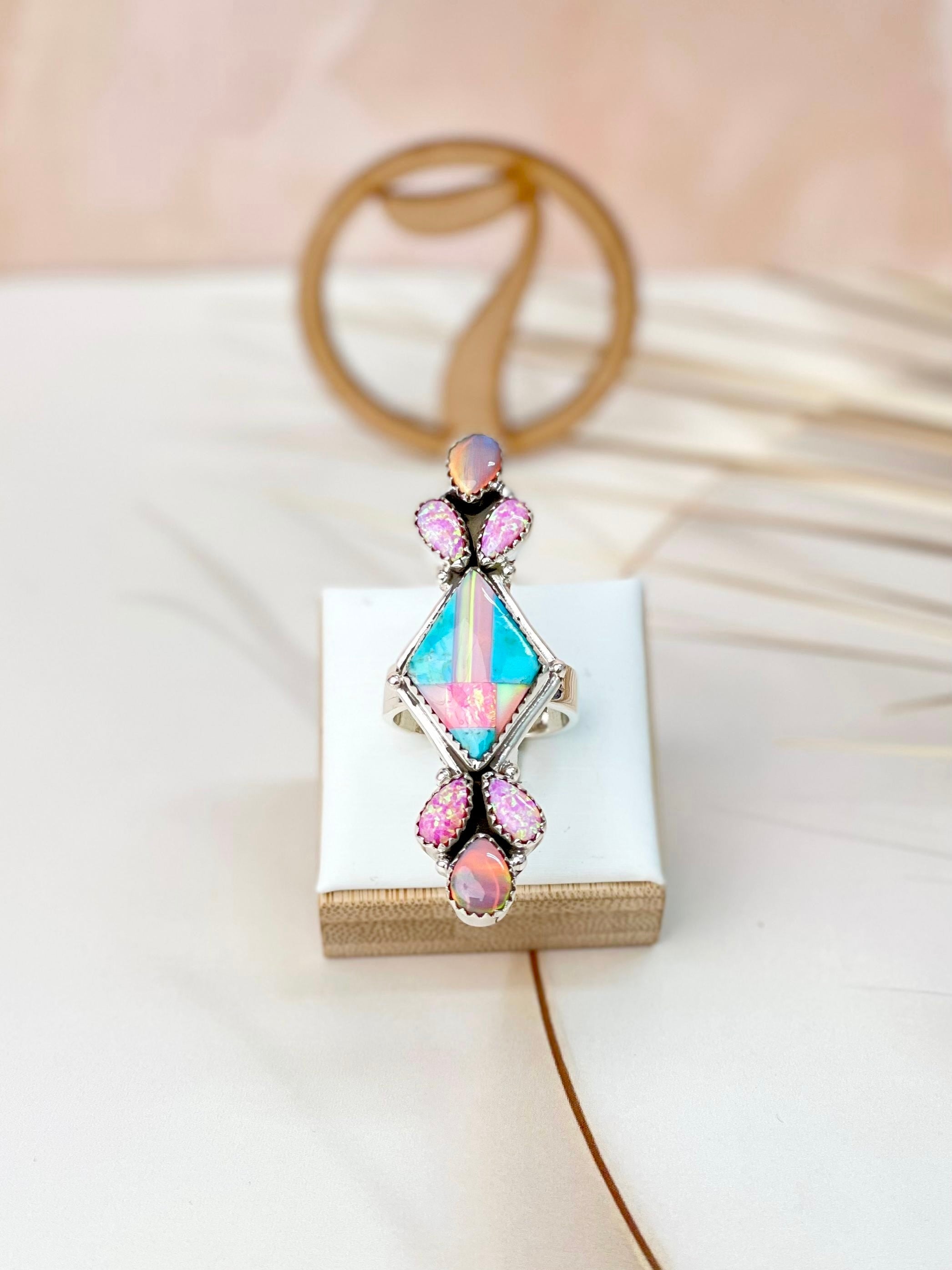 Only In Kandyland One Of A Kind Checkered Rings-Rings-Krush Kandy, Women's Online Fashion Boutique Located in Phoenix, Arizona (Scottsdale Area)