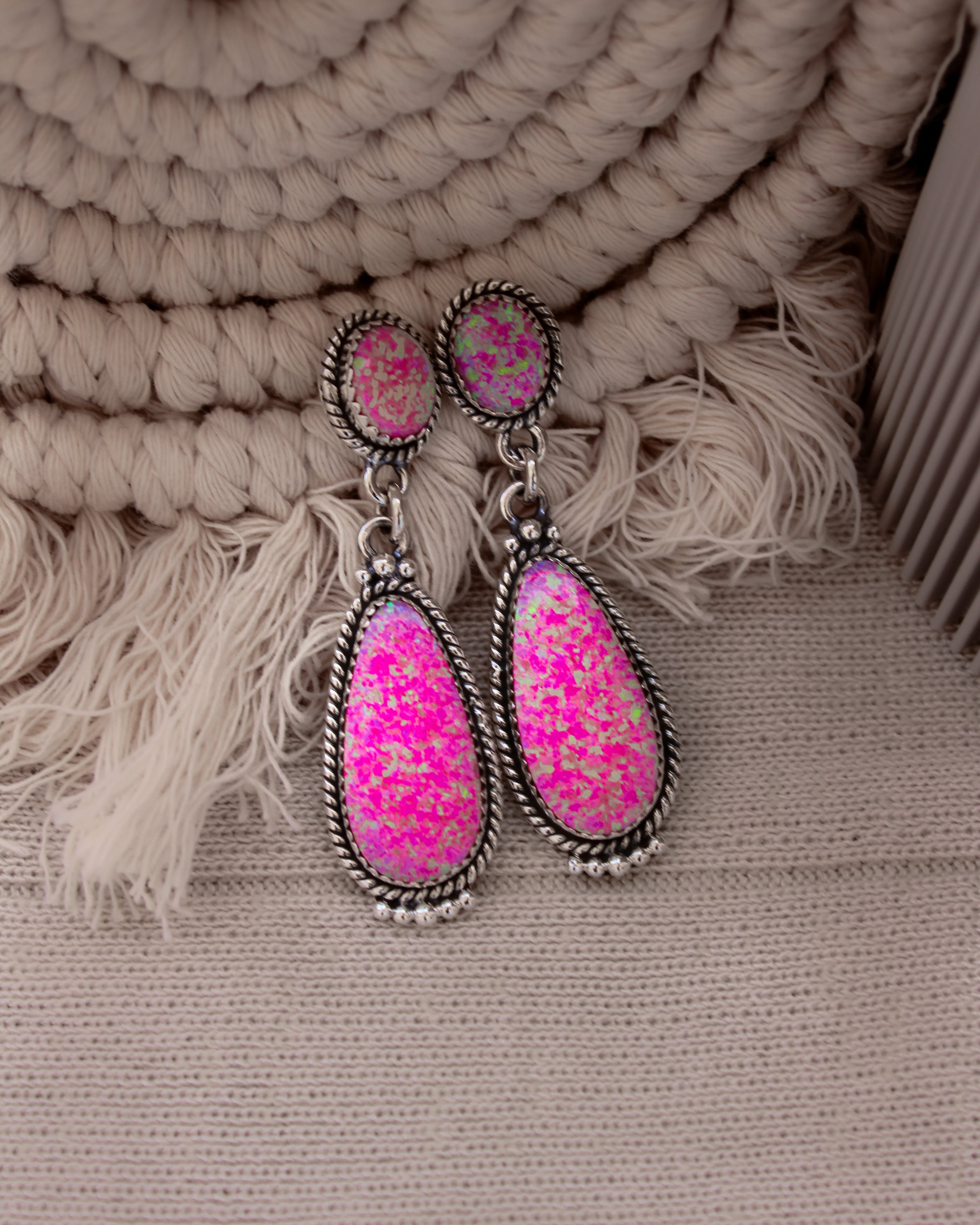 Stone Drop Earrings | Krush Exclusive-Drop Earrings-Krush Kandy, Women's Online Fashion Boutique Located in Phoenix, Arizona (Scottsdale Area)