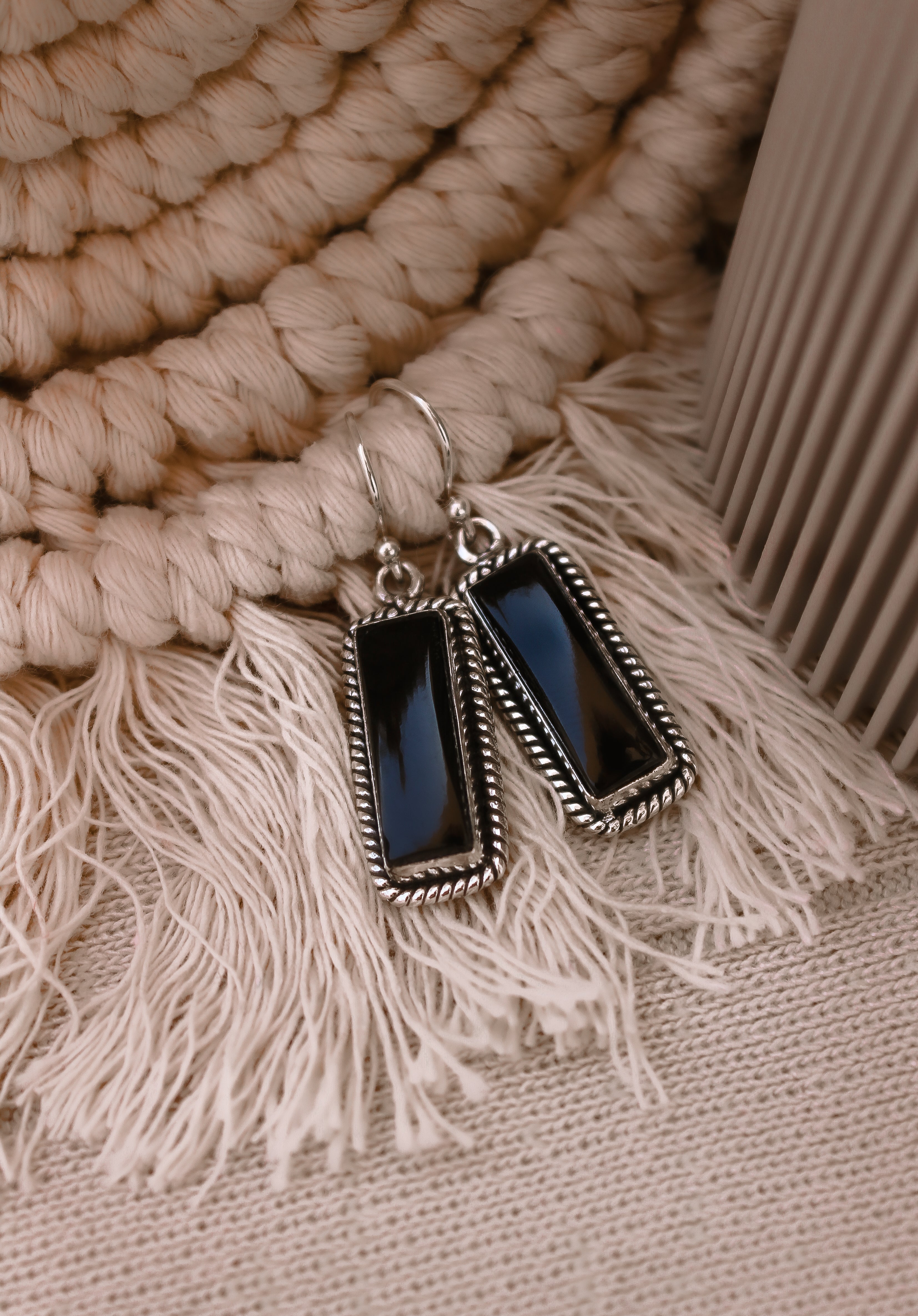 Single Bar Stone Earrings-Drop Earrings-Krush Kandy, Women's Online Fashion Boutique Located in Phoenix, Arizona (Scottsdale Area)