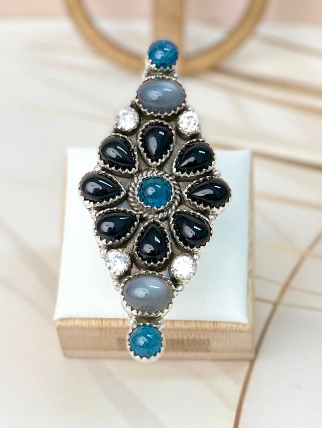 Stargazer Moonstone Rings-Rings-Krush Kandy, Women's Online Fashion Boutique Located in Phoenix, Arizona (Scottsdale Area)