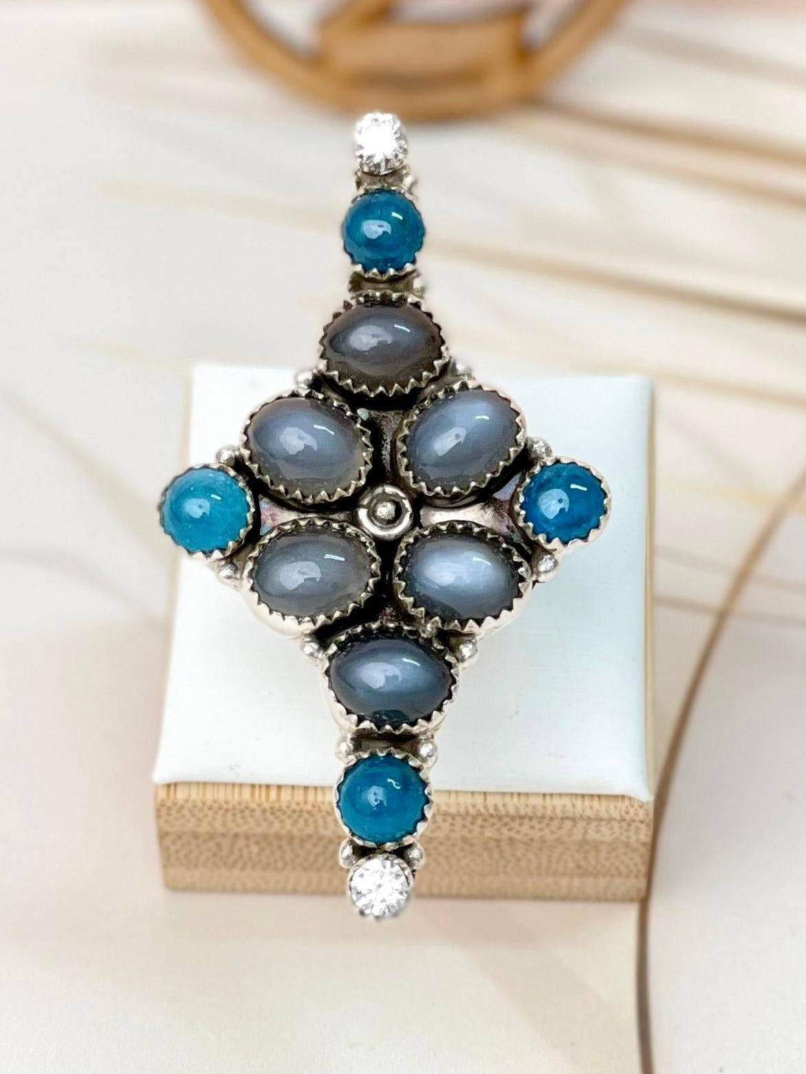 Stargazer Moonstone Rings-Rings-Krush Kandy, Women's Online Fashion Boutique Located in Phoenix, Arizona (Scottsdale Area)