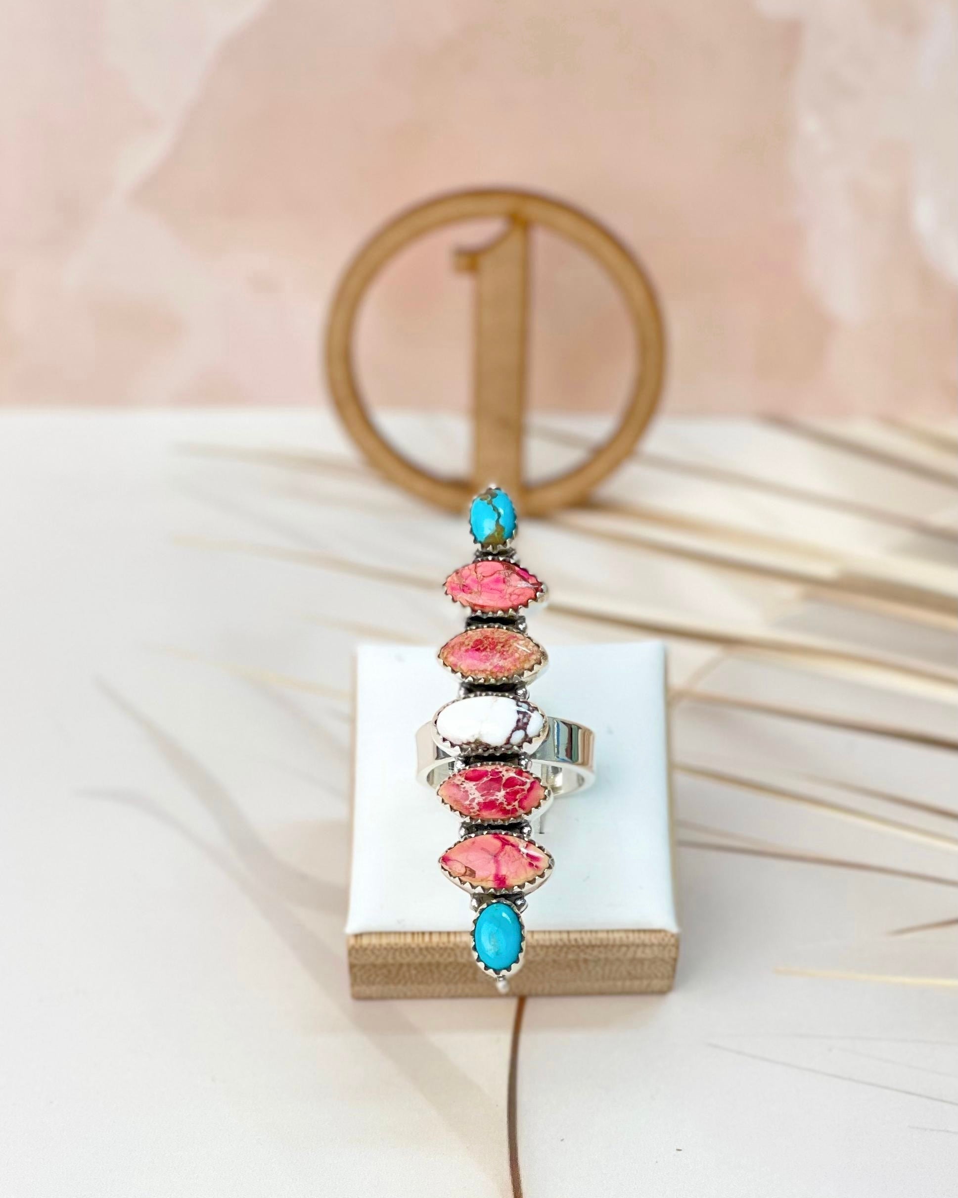 Petal Blossom Stone Rings-Rings-Krush Kandy, Women's Online Fashion Boutique Located in Phoenix, Arizona (Scottsdale Area)