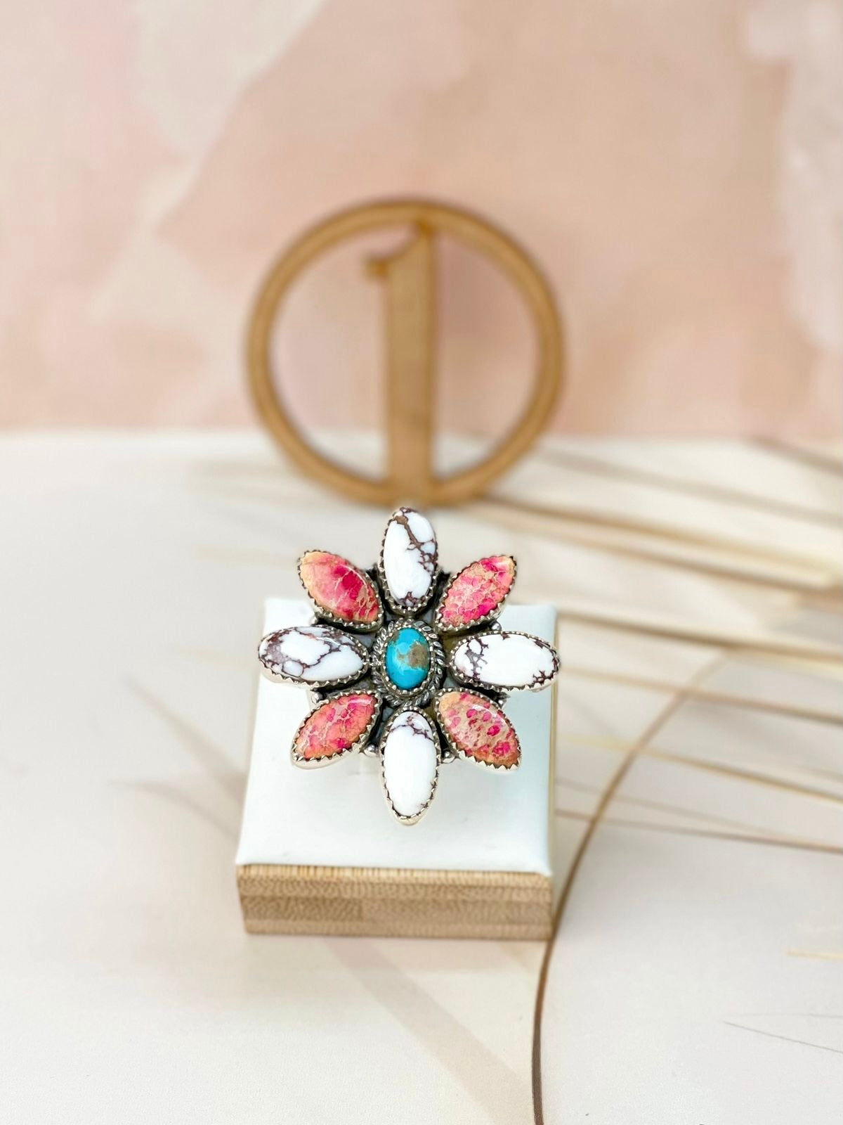 Wild Thing Desert Jasper Blossom Rings-Rings-Krush Kandy, Women's Online Fashion Boutique Located in Phoenix, Arizona (Scottsdale Area)