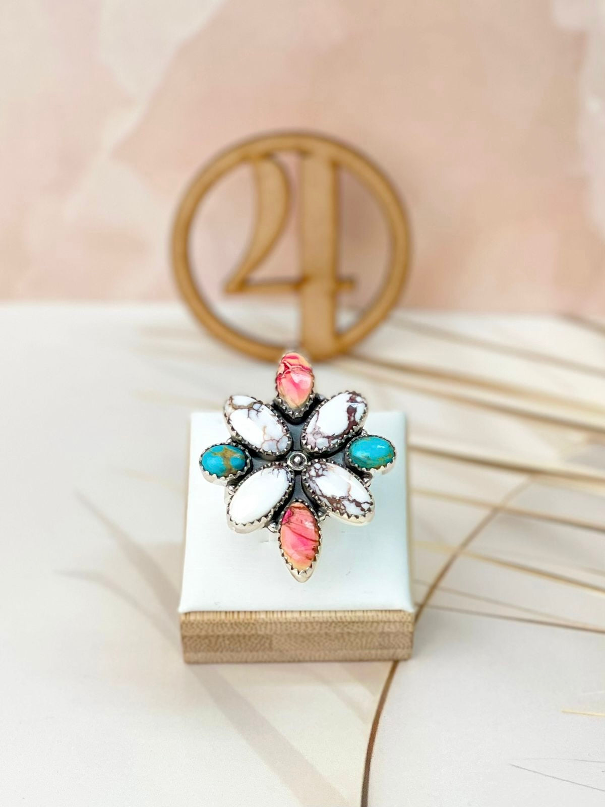 Wild Thing Desert Jasper Blossom Rings-Rings-Krush Kandy, Women's Online Fashion Boutique Located in Phoenix, Arizona (Scottsdale Area)