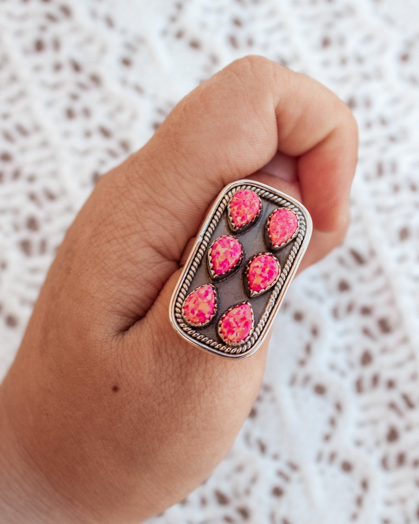 Mini Stone Kandy Bar Rings | Krush Exclusive-Cluster Rings-Krush Kandy, Women's Online Fashion Boutique Located in Phoenix, Arizona (Scottsdale Area)