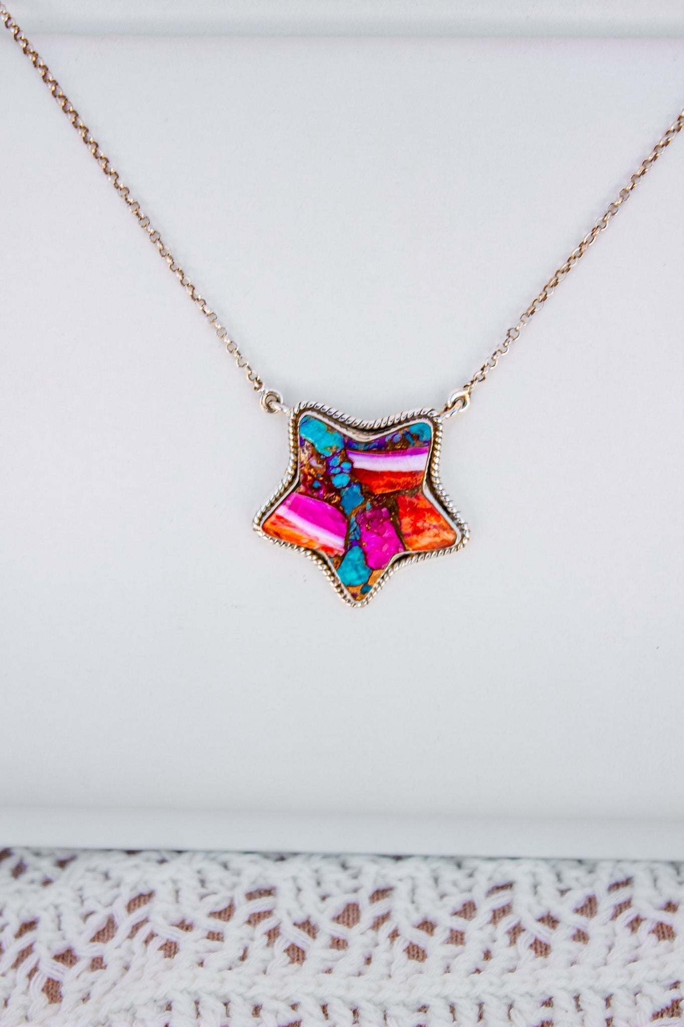 Jumbo Star Stone Necklace | Krush Exclusive-Chain Necklaces-Krush Kandy, Women's Online Fashion Boutique Located in Phoenix, Arizona (Scottsdale Area)
