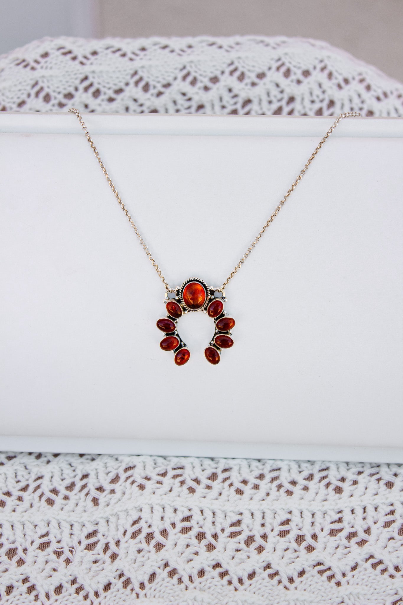 One Of A Kind Half Cluster Rings-Chain Necklaces-Krush Kandy, Women's Online Fashion Boutique Located in Phoenix, Arizona (Scottsdale Area)