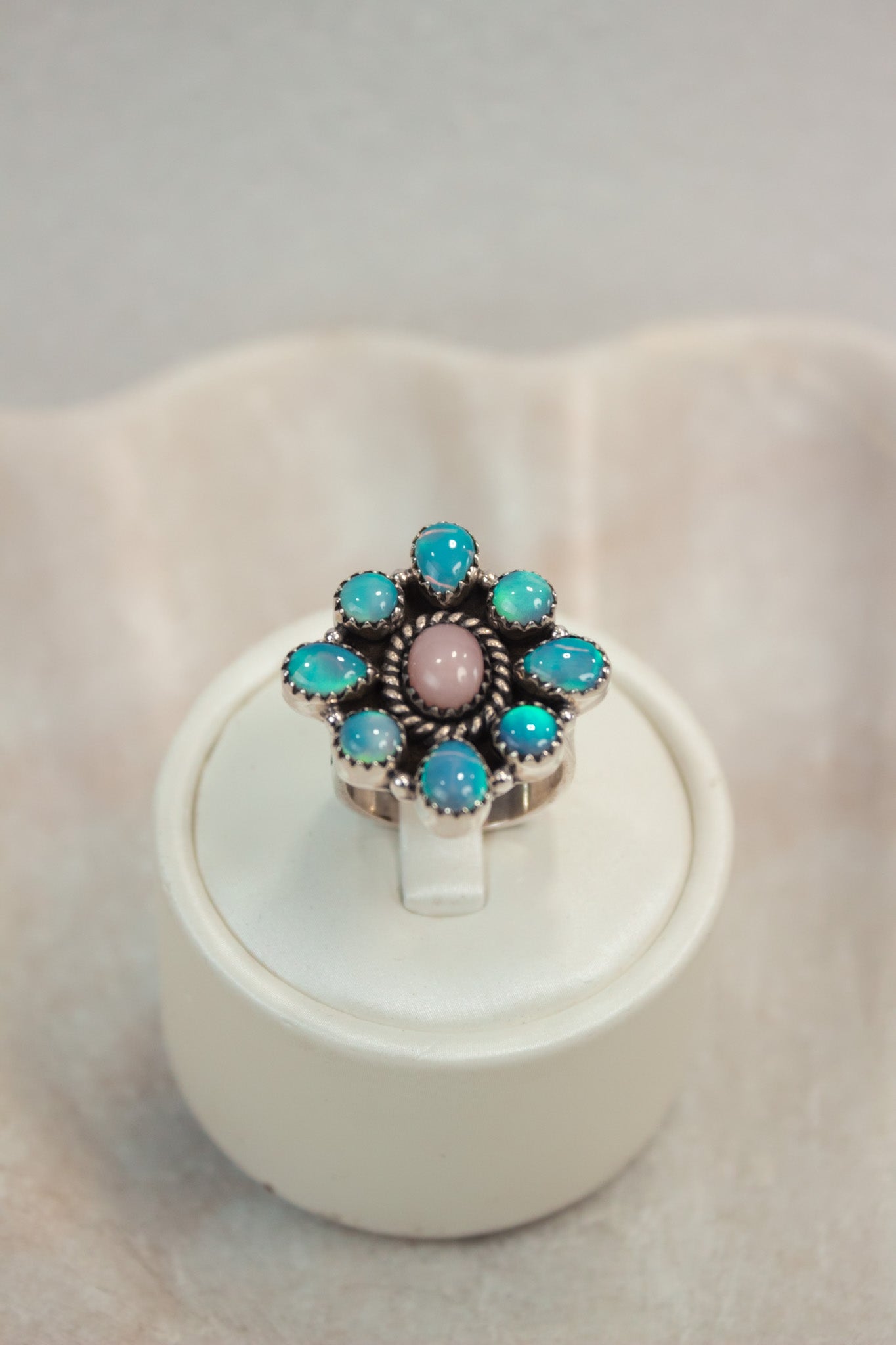 Rope The Moon Diamond Shape Gemstone Ring-Band Rings-Krush Kandy, Women's Online Fashion Boutique Located in Phoenix, Arizona (Scottsdale Area)