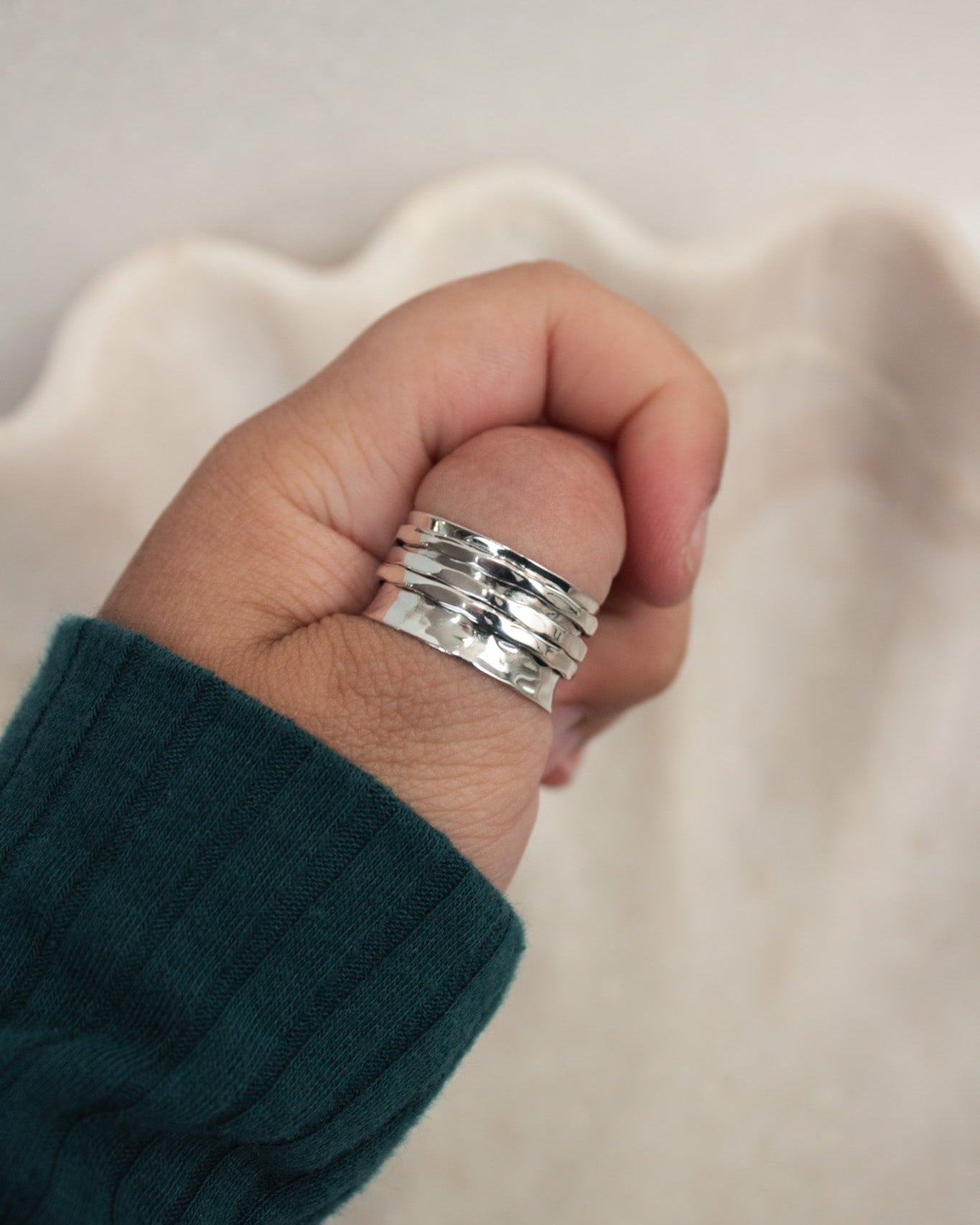 In The Details Solid Sterling Spinner Ring-Spinner Rings-Krush Kandy, Women's Online Fashion Boutique Located in Phoenix, Arizona (Scottsdale Area)