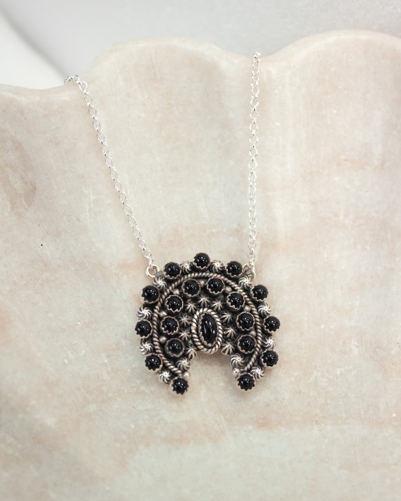 Mini Concho Stone Necklaces-Chain Necklaces-Krush Kandy, Women's Online Fashion Boutique Located in Phoenix, Arizona (Scottsdale Area)