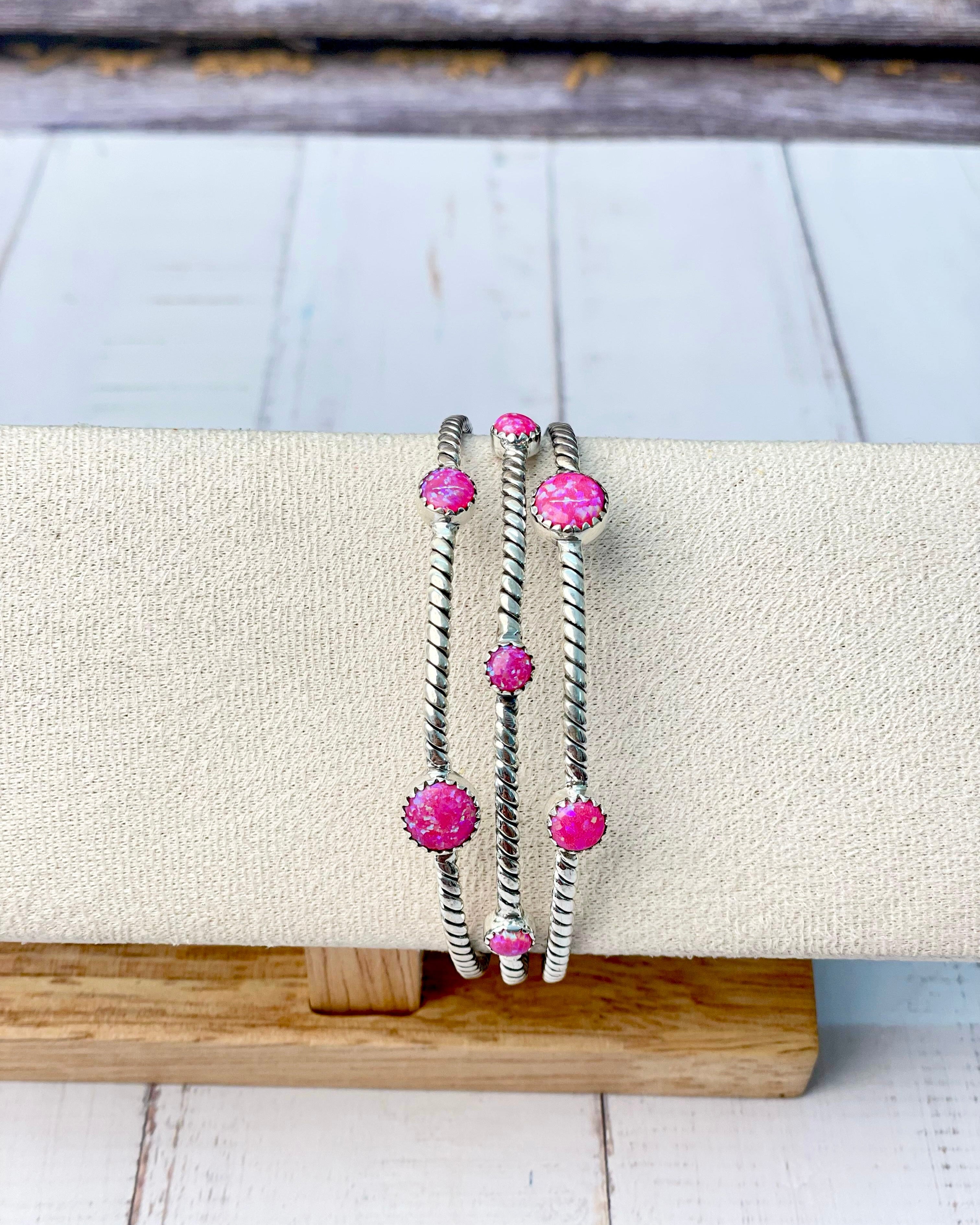 Deeply Rooted Sterling Rope Stone Cuff-Earrings-Krush Kandy, Women's Online Fashion Boutique Located in Phoenix, Arizona (Scottsdale Area)