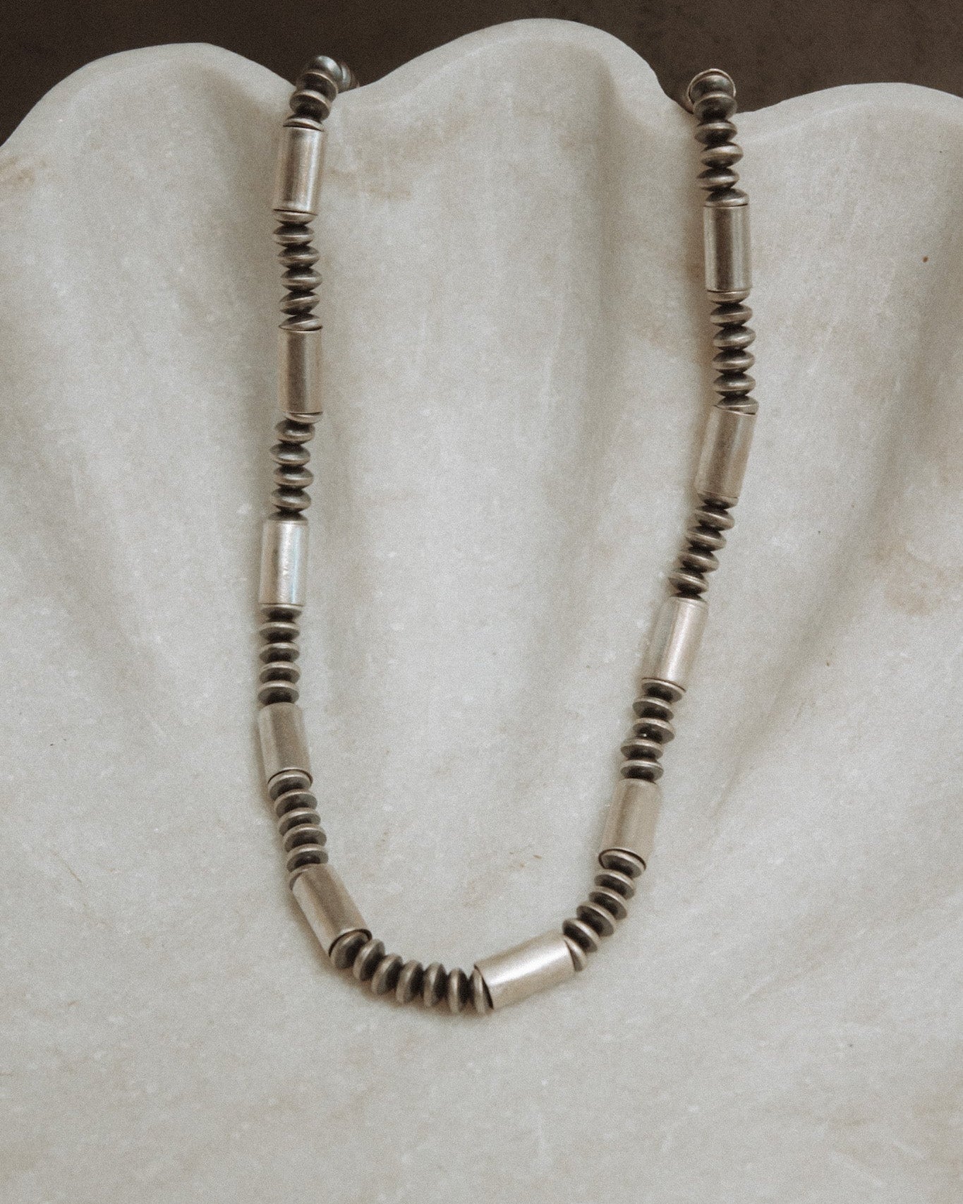 Desert Space Sterling Silver Saucers Necklace MADE TO ORDER-Chain Necklaces-Krush Kandy, Women's Online Fashion Boutique Located in Phoenix, Arizona (Scottsdale Area)