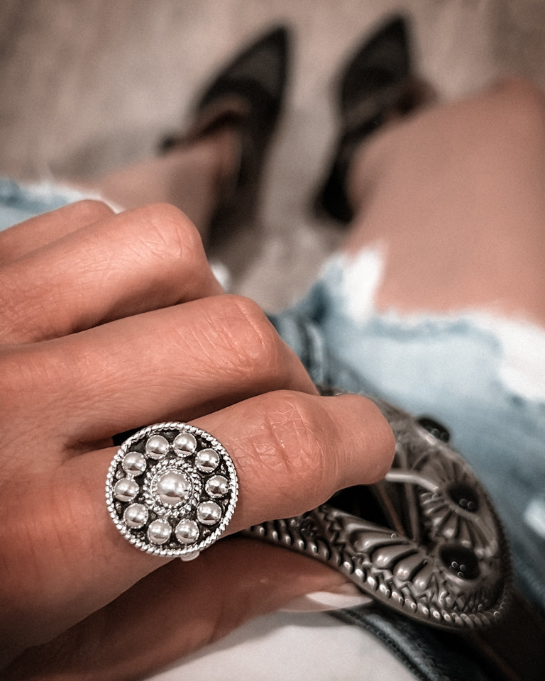 Margot's Muse Sterling Silver Ring-Statement Rings-Krush Kandy, Women's Online Fashion Boutique Located in Phoenix, Arizona (Scottsdale Area)