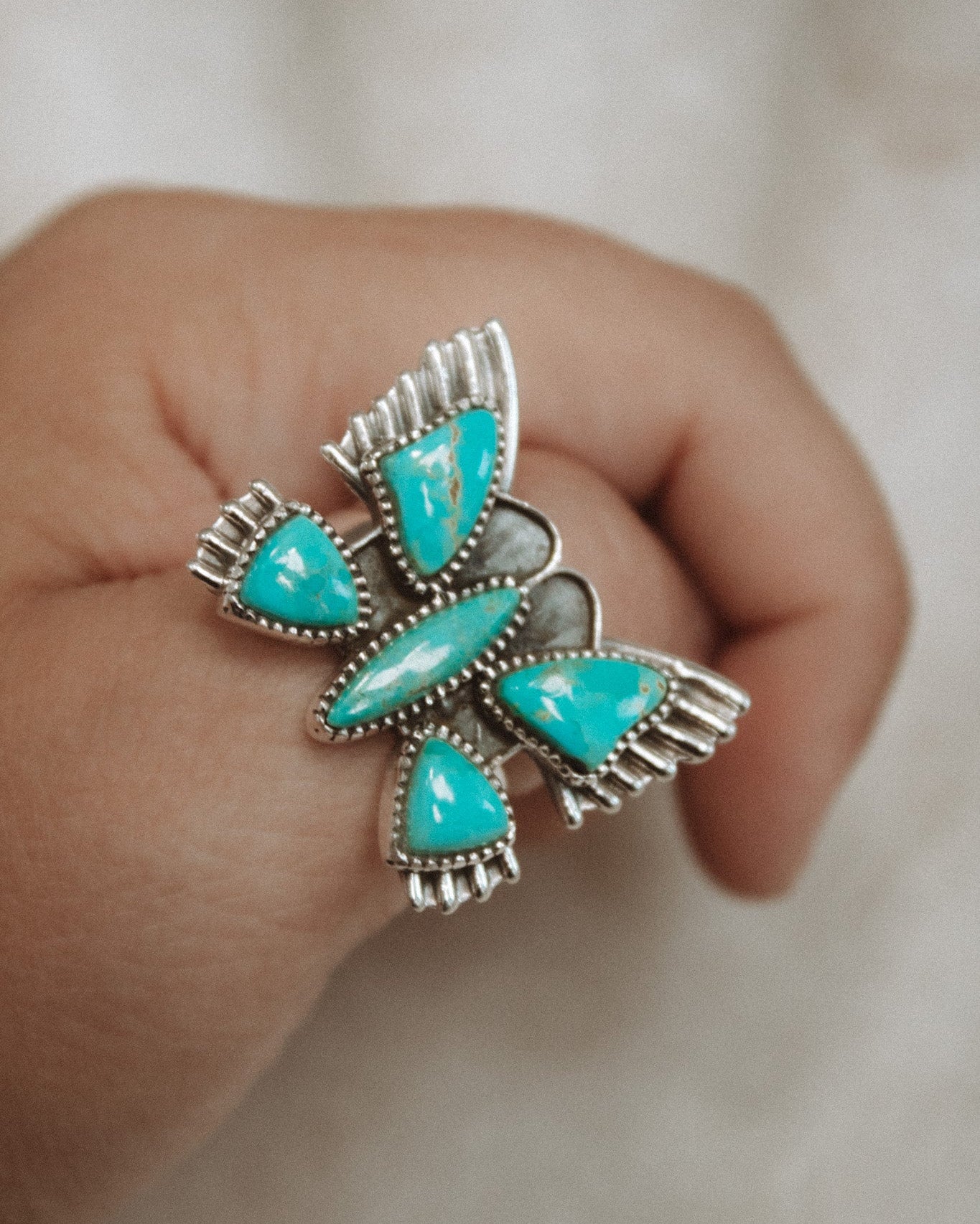 You Give Me Butterflies Stone Ring | Multiple Options!-Statement Rings-Krush Kandy, Women's Online Fashion Boutique Located in Phoenix, Arizona (Scottsdale Area)